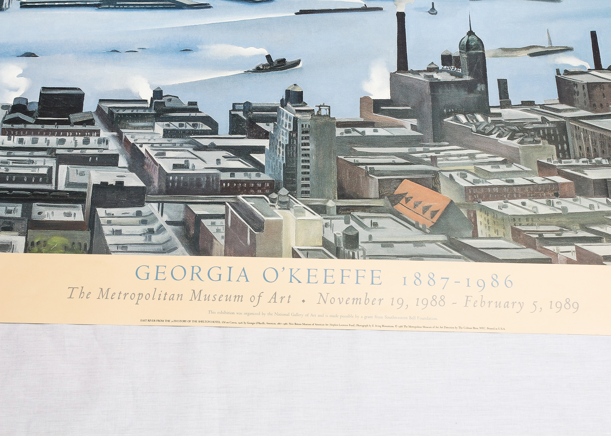 O'Keefe Exhibition Poster from the Metropolitan Museum of Art