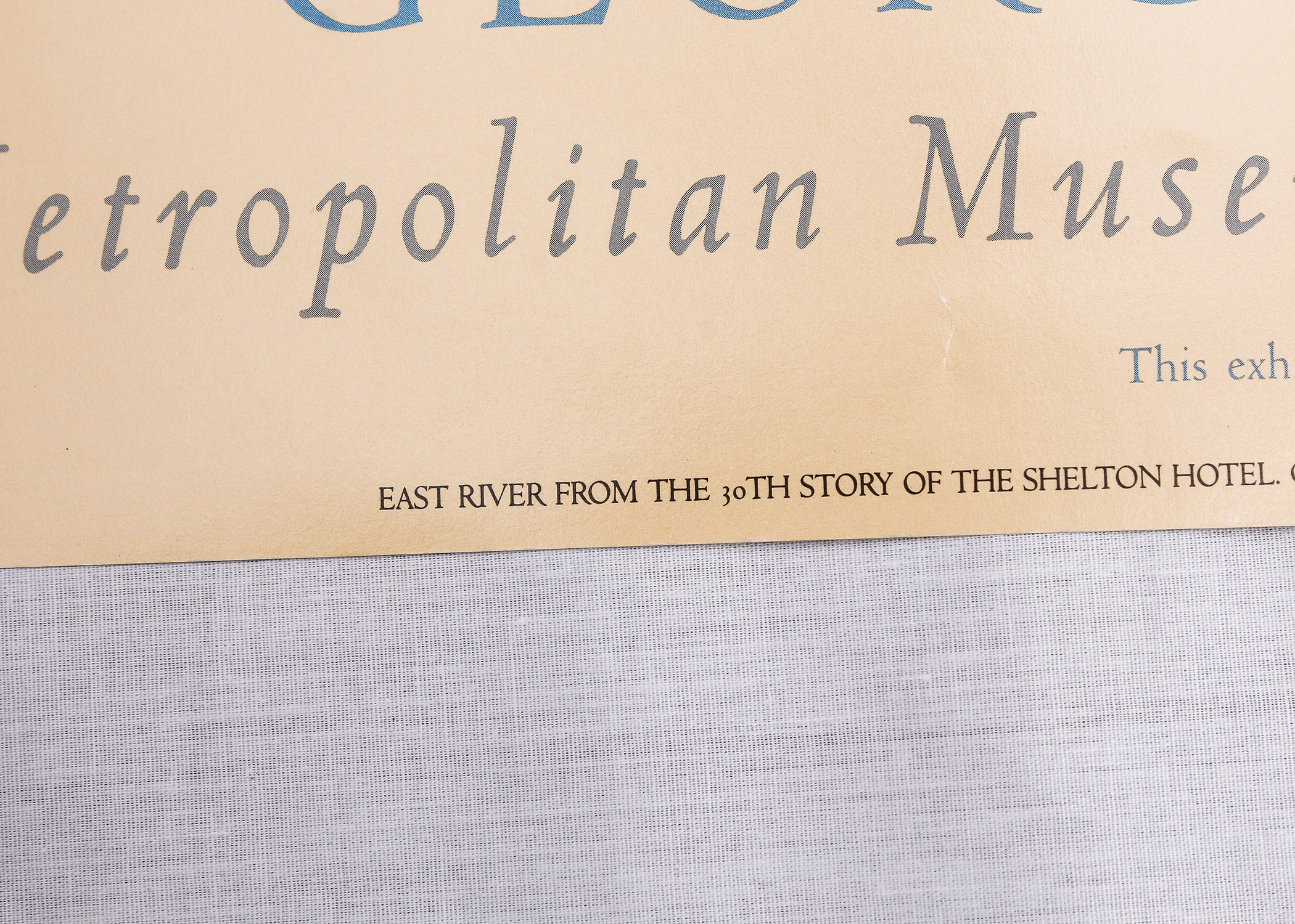 O'Keefe Exhibition Poster from the Metropolitan Museum of Art