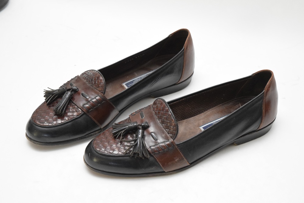 Four Pairs of Mens Leather Shoes, Including Cole Haan