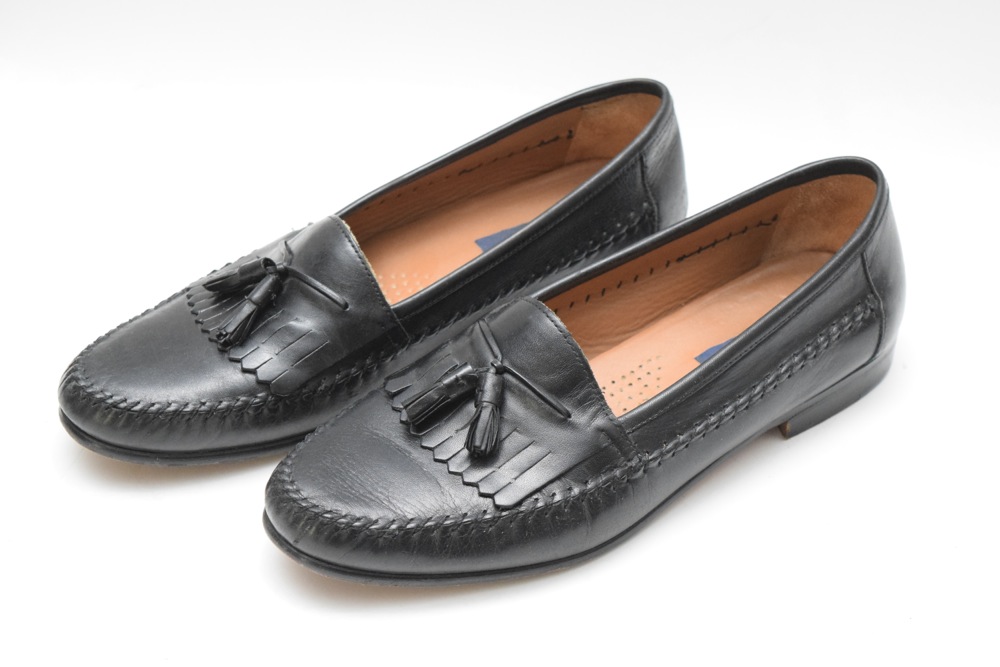 Four Pairs of Mens Leather Shoes, Including Cole Haan