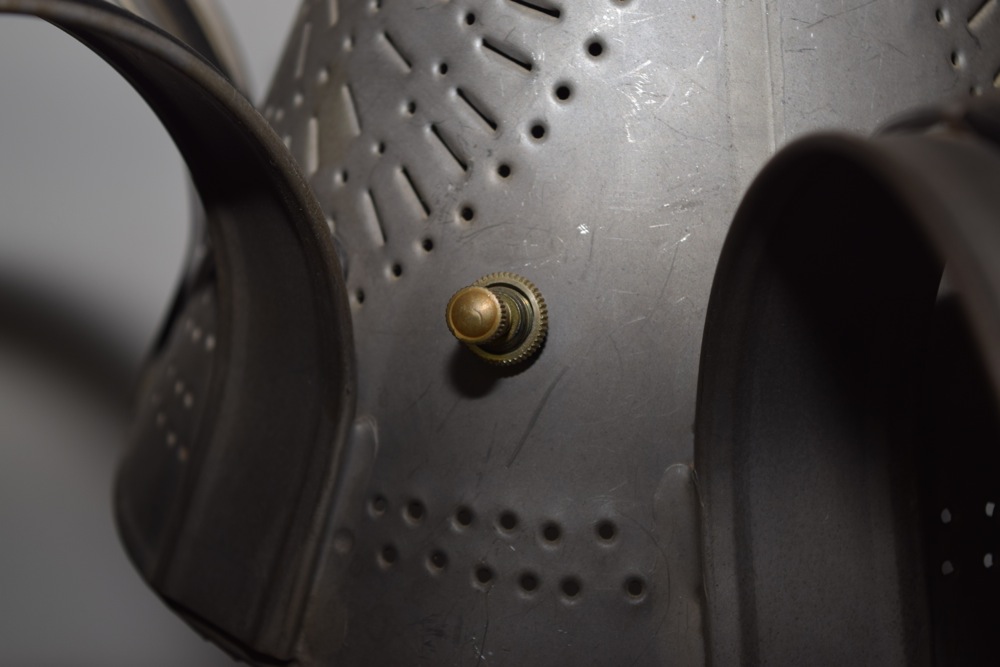 Vintage Punched Tin Chandelier