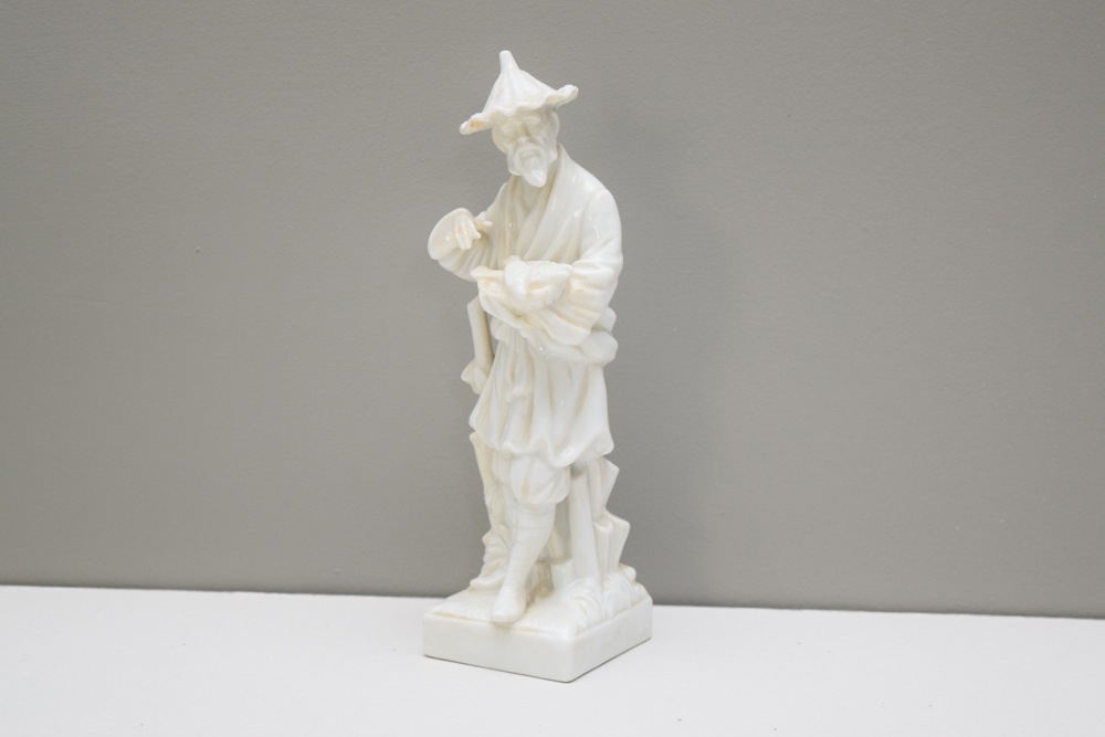 Fitz and Floyd Asian Influenced Porcelain Fisherman Figurine