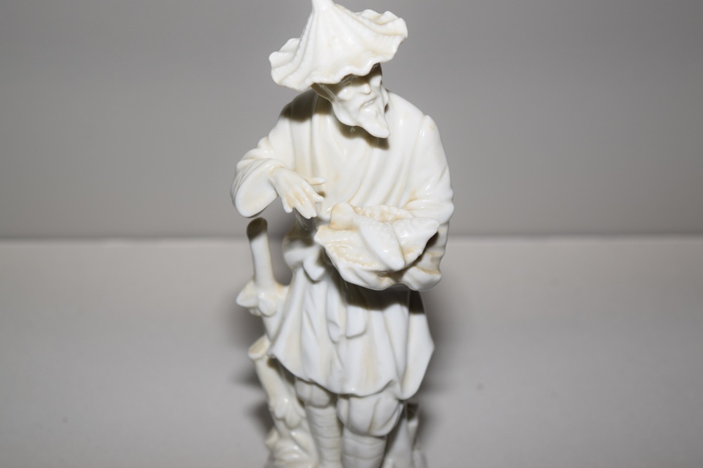 Fitz and Floyd Asian Influenced Porcelain Fisherman Figurine