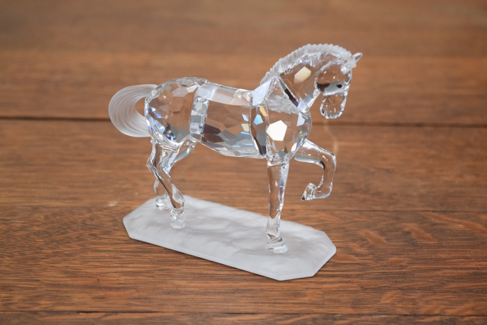 Retired Swarovski Crystal Horse Figurine