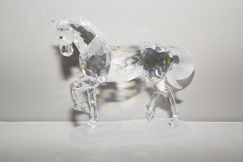 Retired Swarovski Crystal Horse Figurine