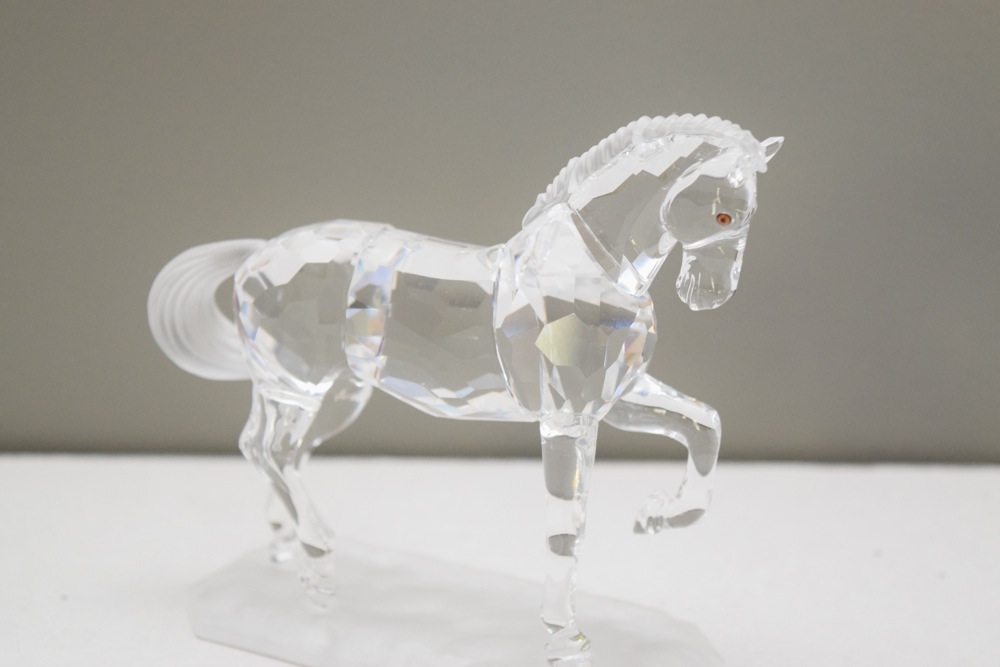 Retired Swarovski Crystal Horse Figurine