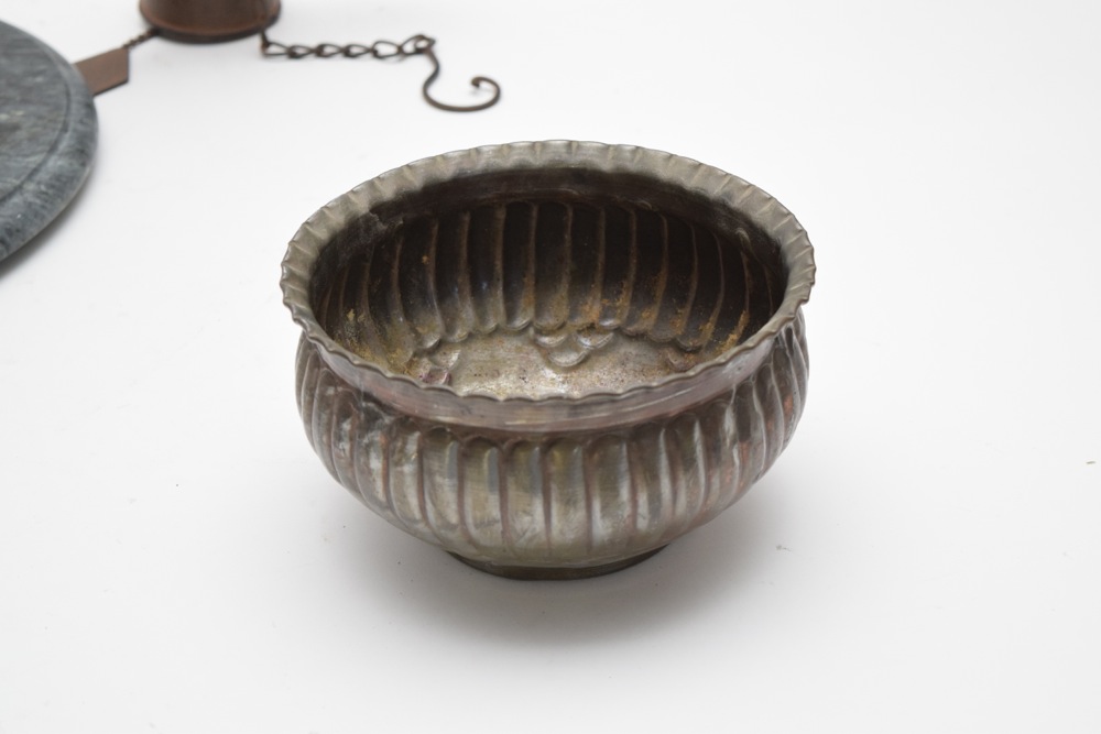 Metalwork, Marble and Gilt Tone Decor