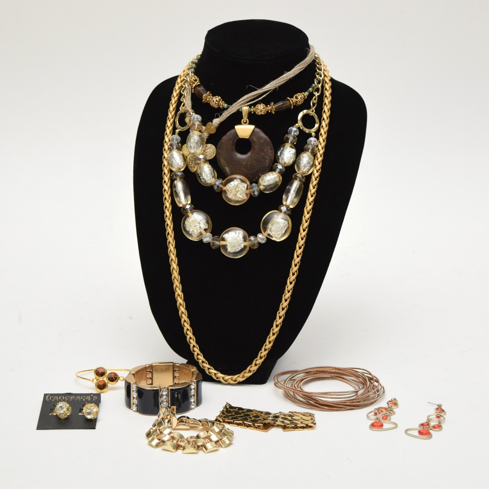 Gold Tone Costume Jewelry