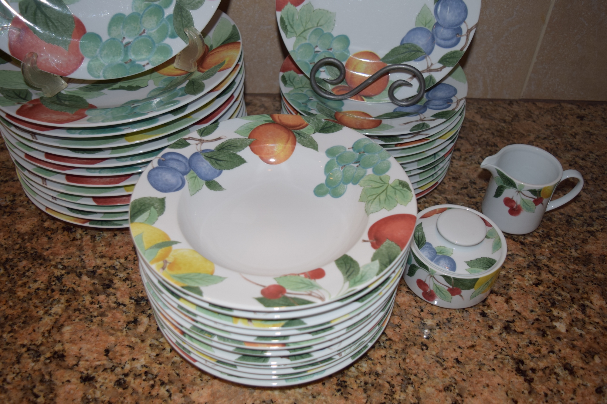 Fourteen Place Settings of Studio Nova 'Orchard Jewels'  Dinnerware