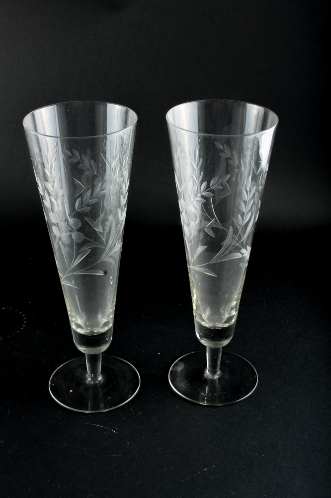 Assortment of Vintage Glassware