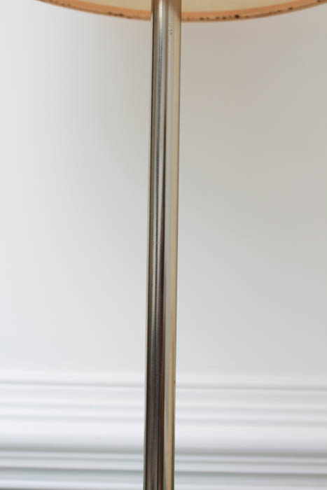 Repurposed Fire Extinguisher Lamp and Glass Table Lamp