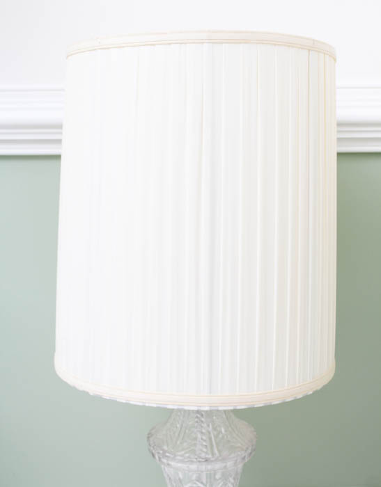 Repurposed Fire Extinguisher Lamp and Glass Table Lamp