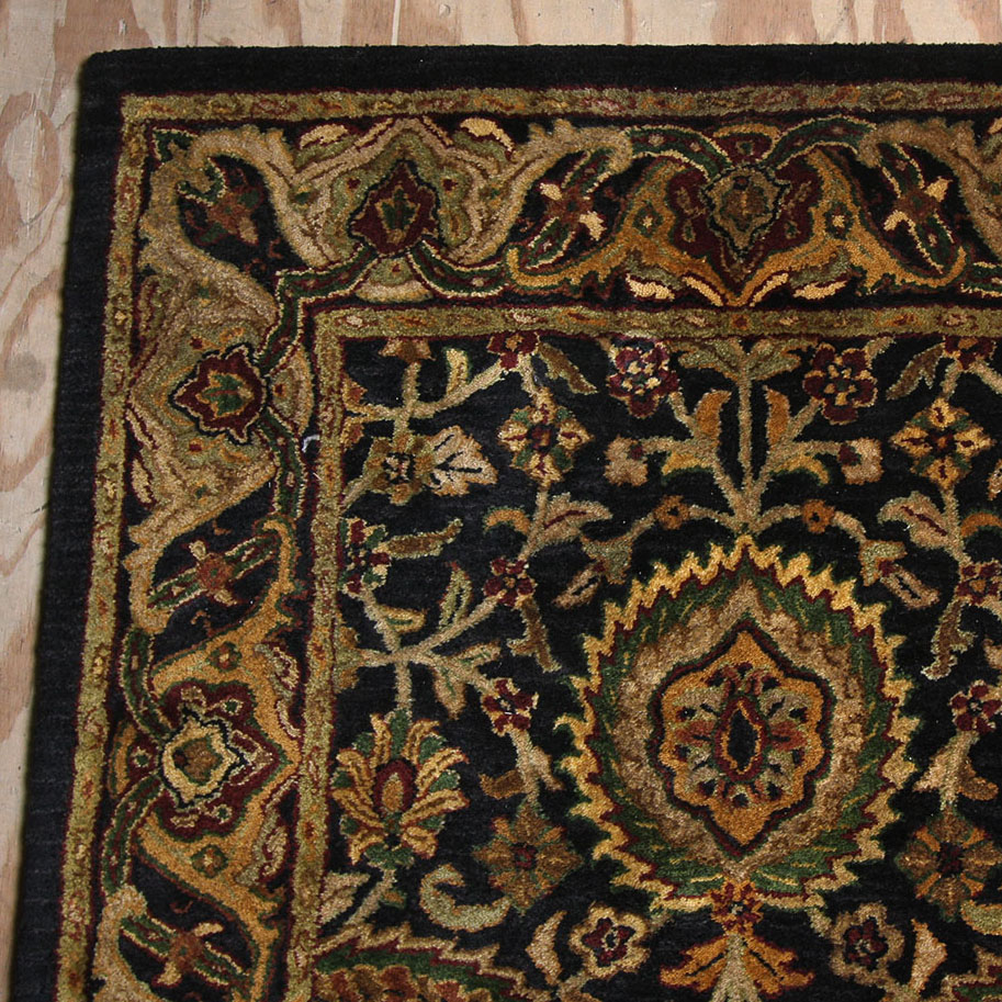 Handmade India Charcoal Accent Rug