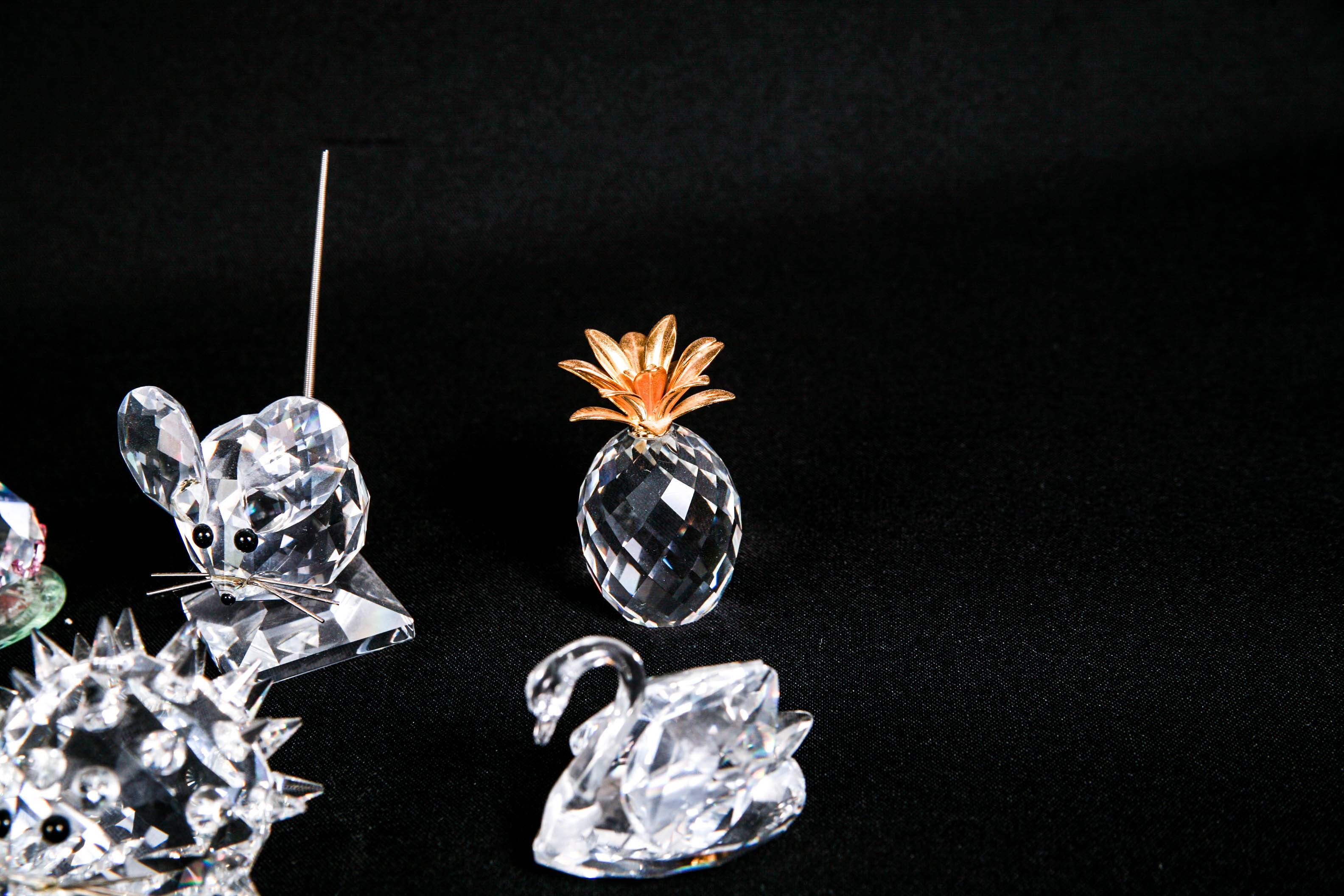 Swarovski, Crystal Zoo, and Bohemia Crystal Figurines