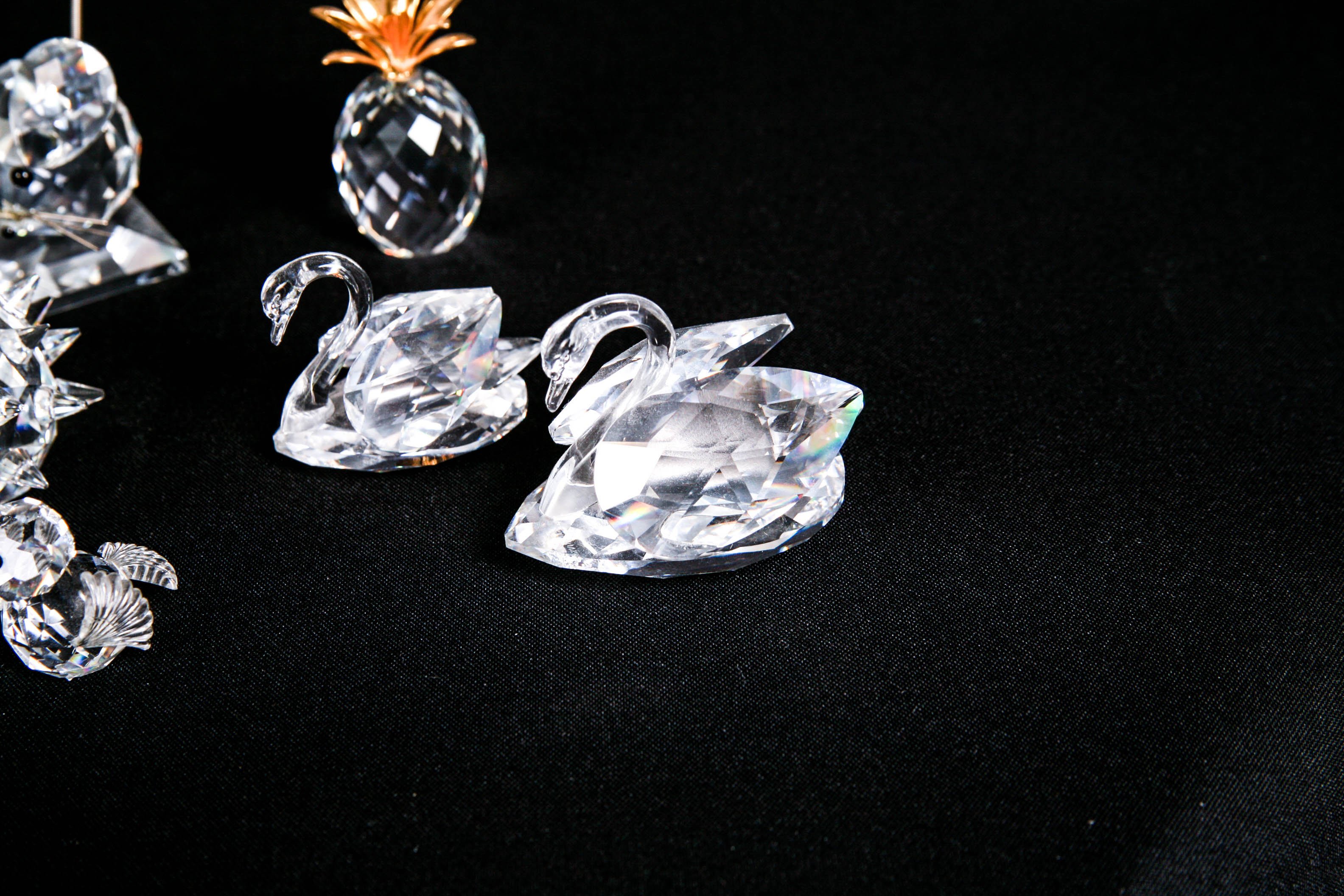 Swarovski, Crystal Zoo, and Bohemia Crystal Figurines