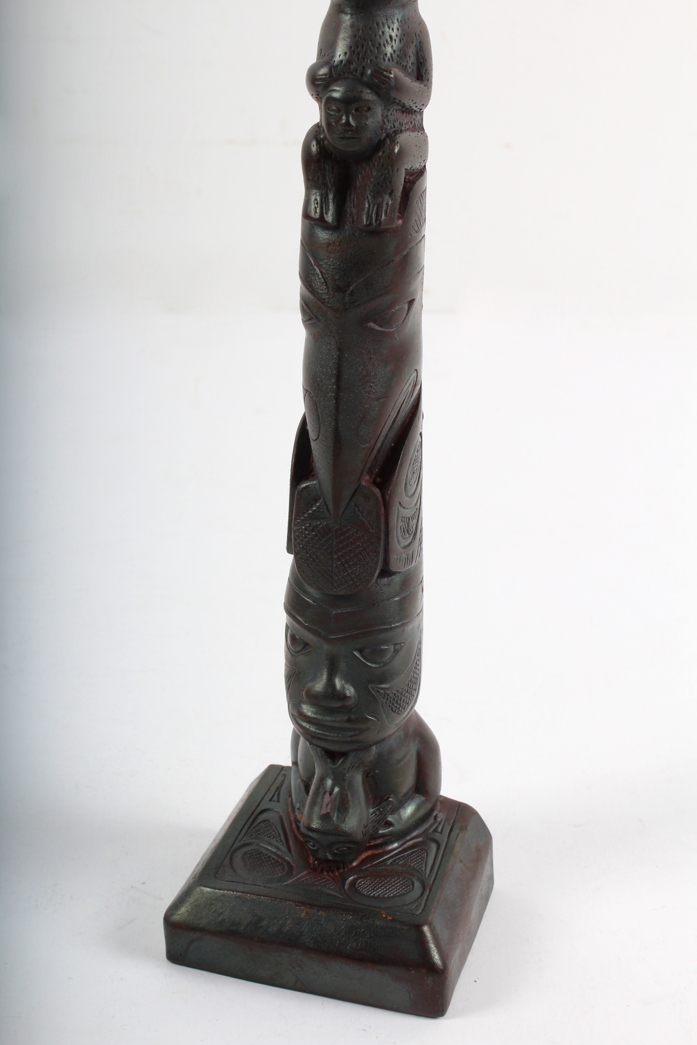 Totem Pole  and Horses Sculptures
