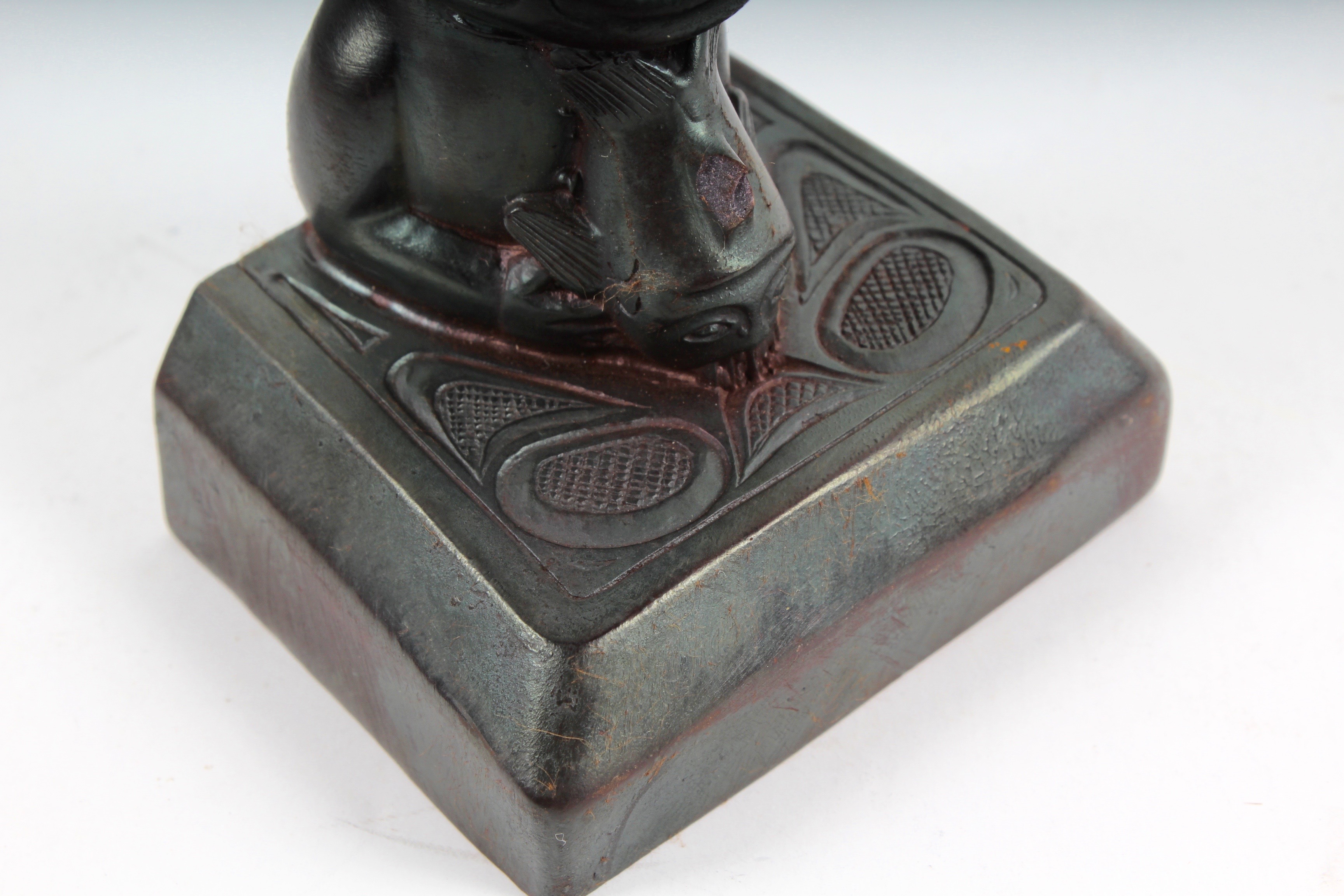 Totem Pole  and Horses Sculptures