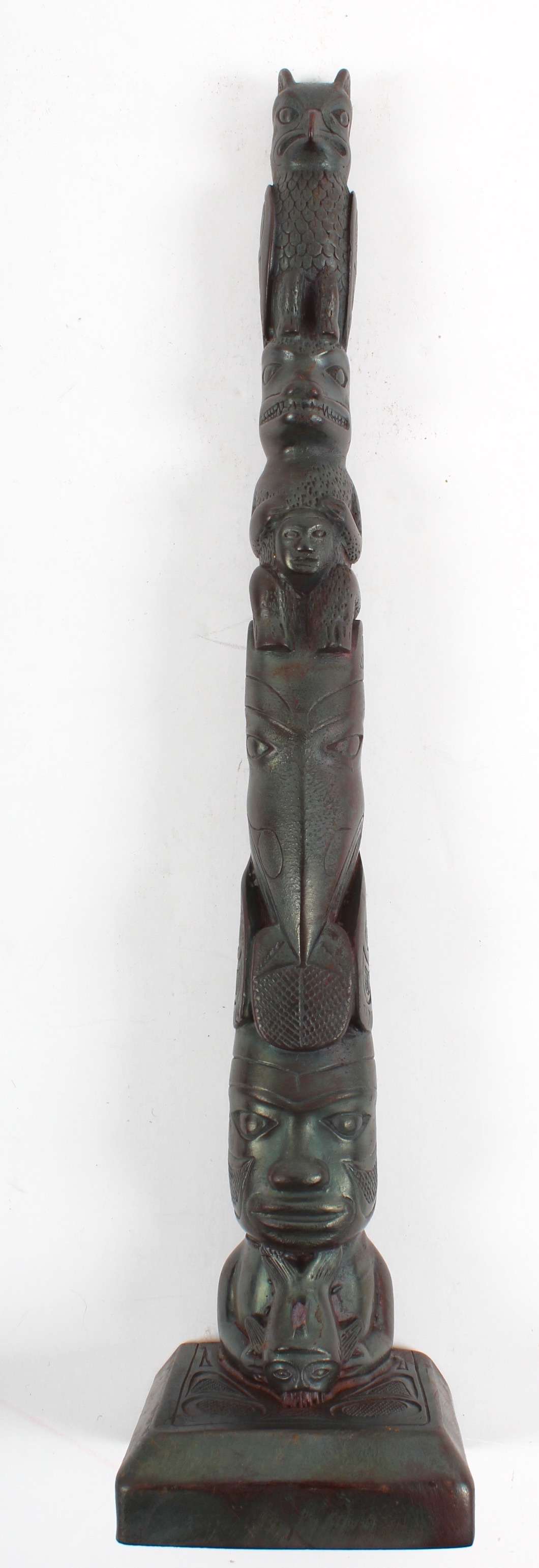 Totem Pole  and Horses Sculptures