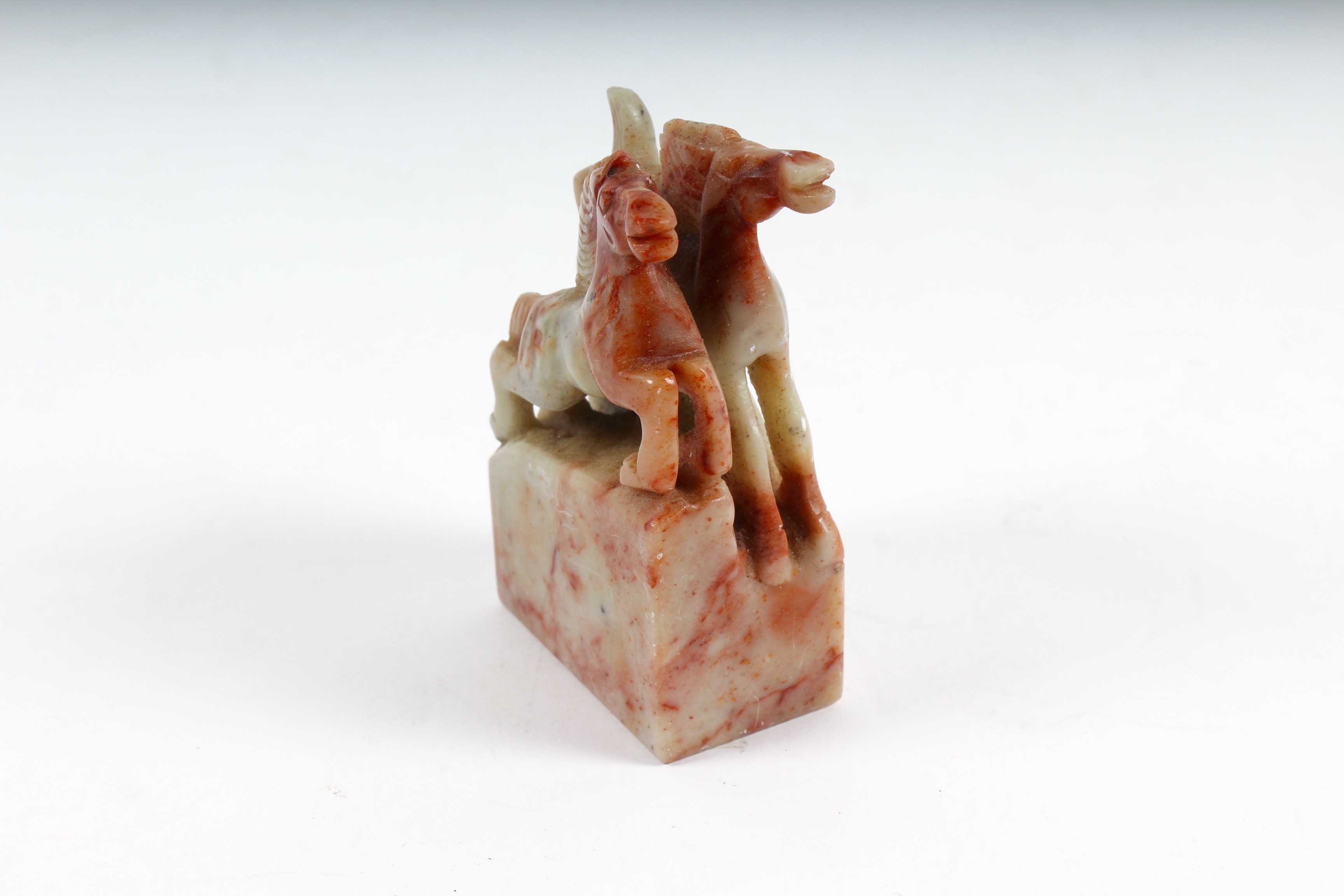 Totem Pole  and Horses Sculptures