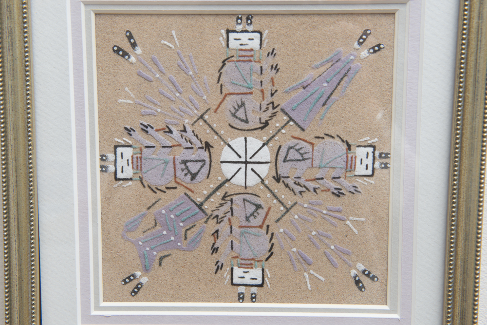 Pair of Native American Sand Paintings