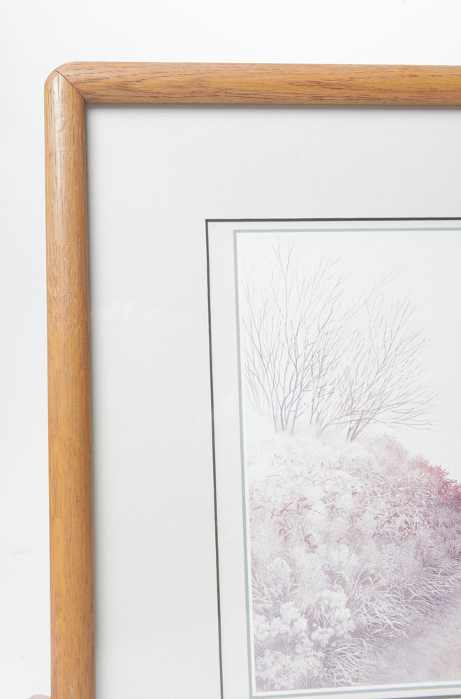 Collection of Framed Landscape Artwork