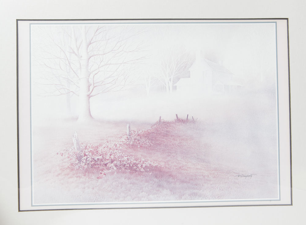 Collection of Framed Landscape Artwork