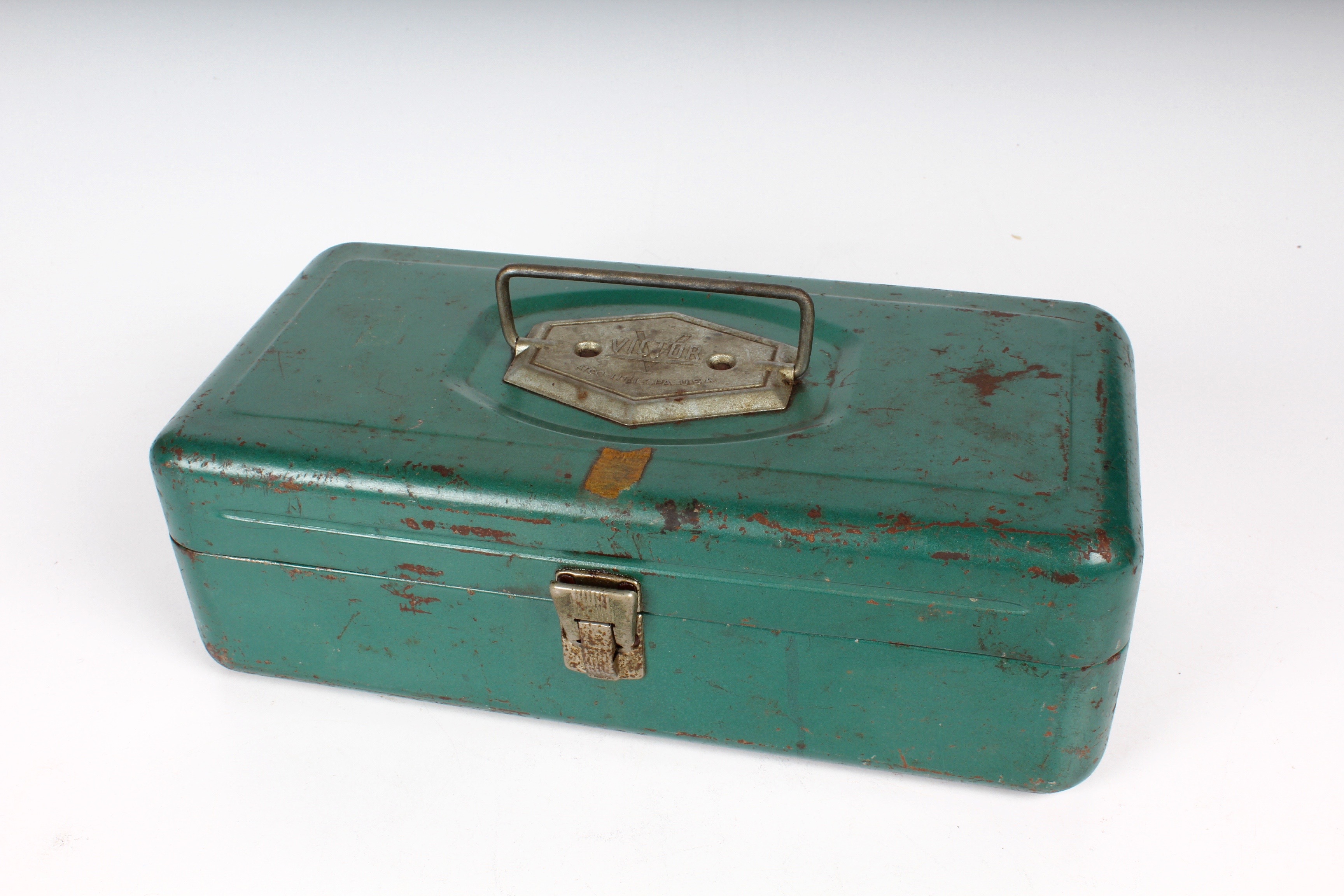 Vintage Fishing Tackle Box and Tackle