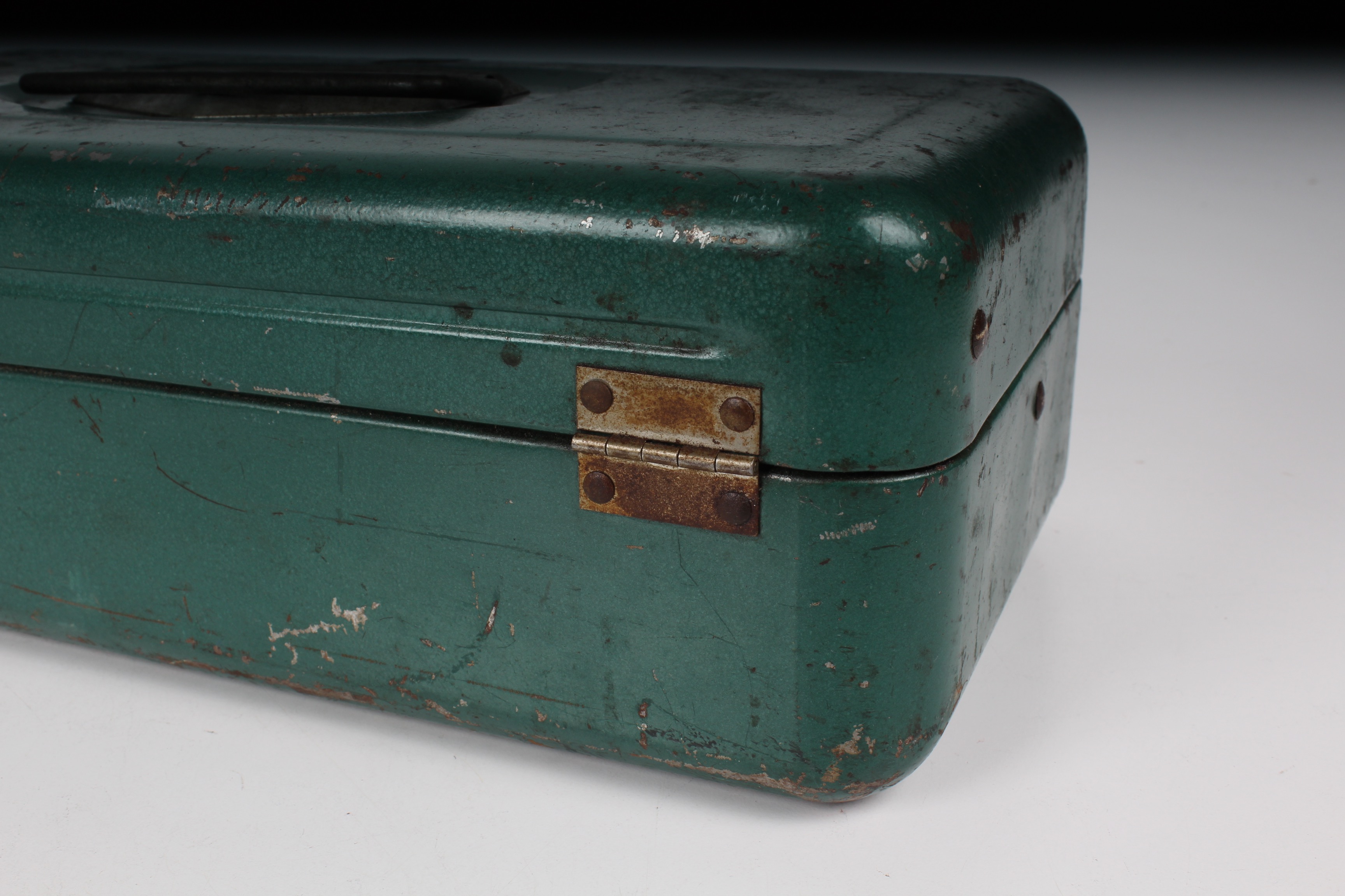 Vintage Fishing Tackle Box and Tackle