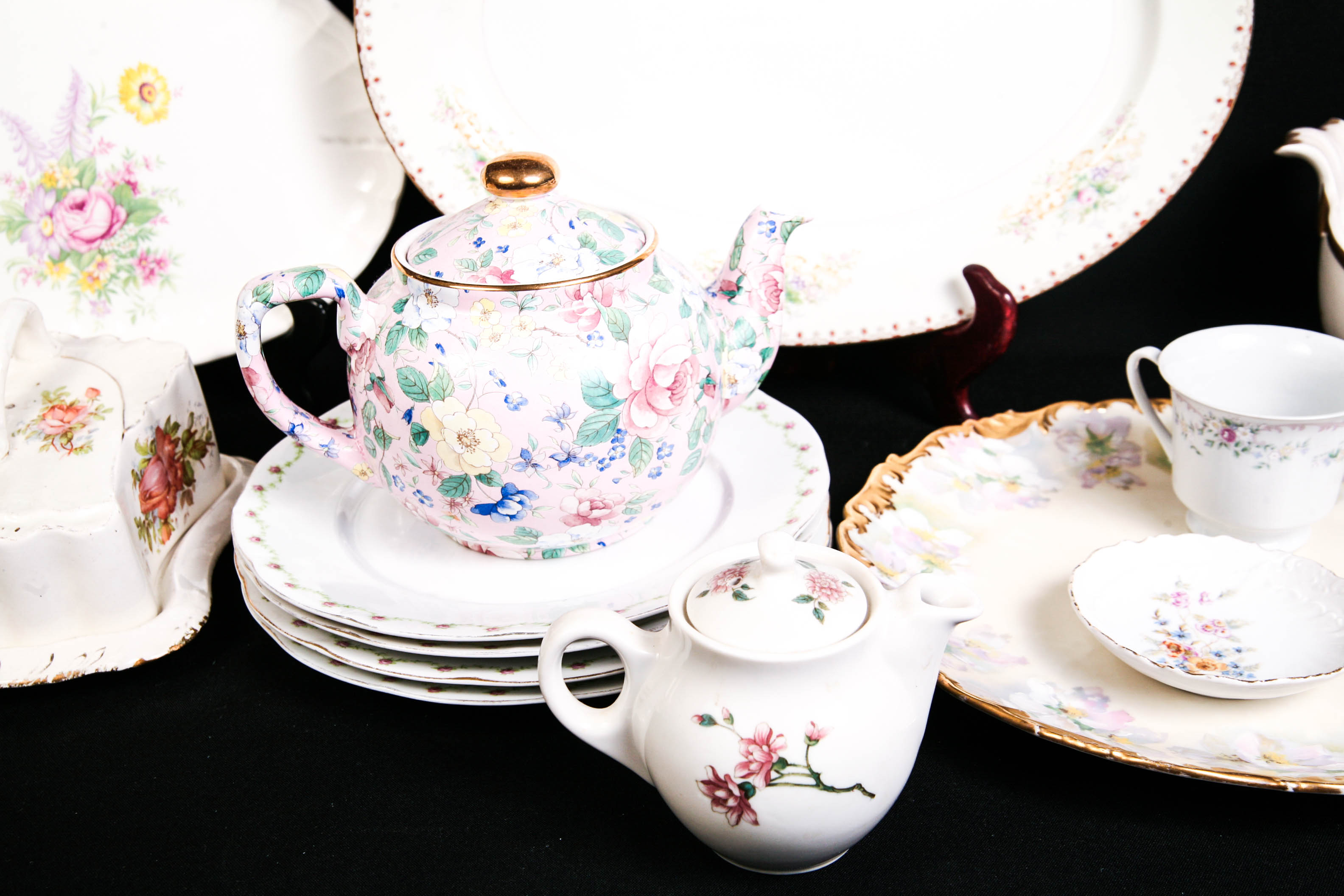 Assortment of Floral Fine China