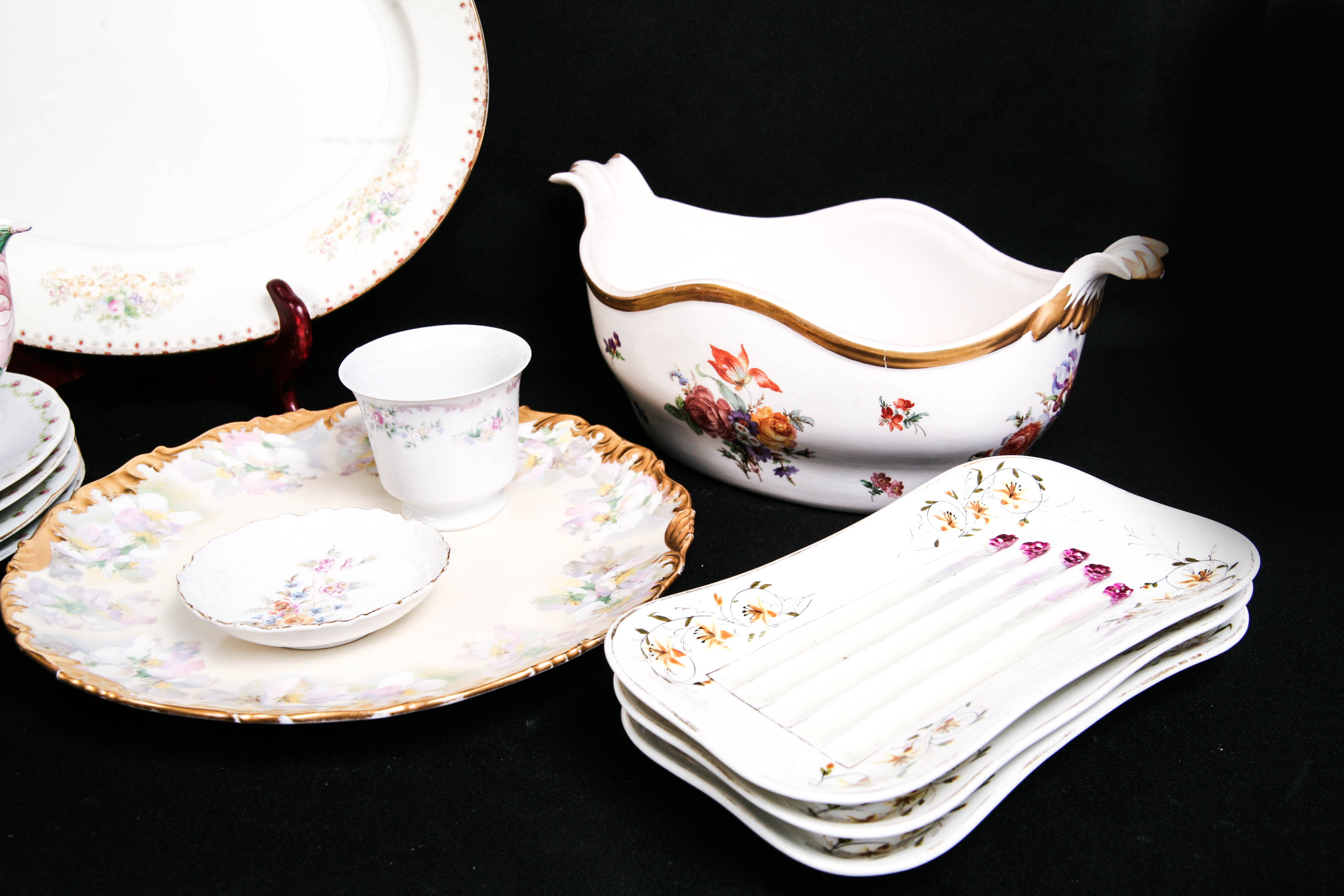 Assortment of Floral Fine China