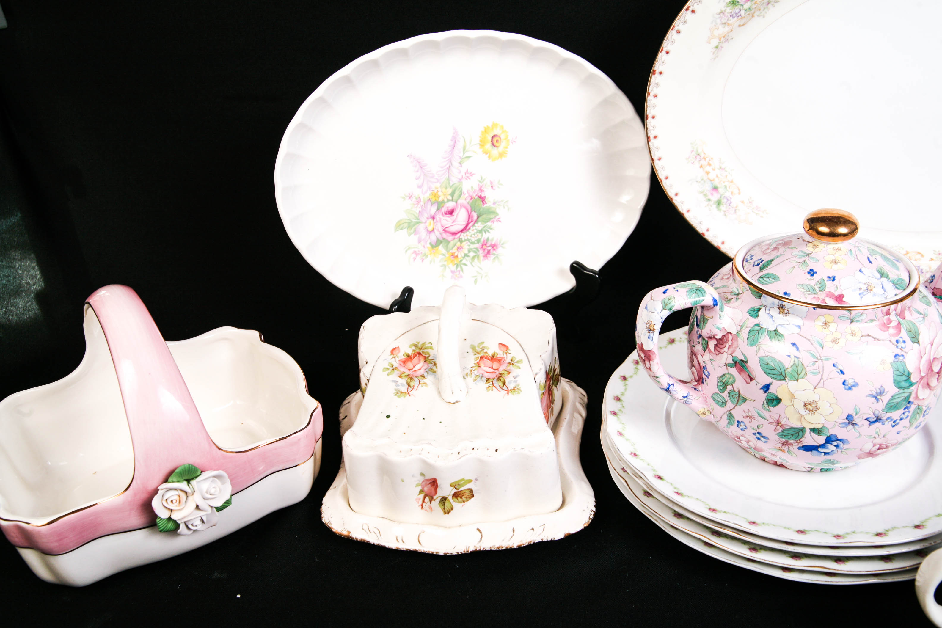Assortment of Floral Fine China