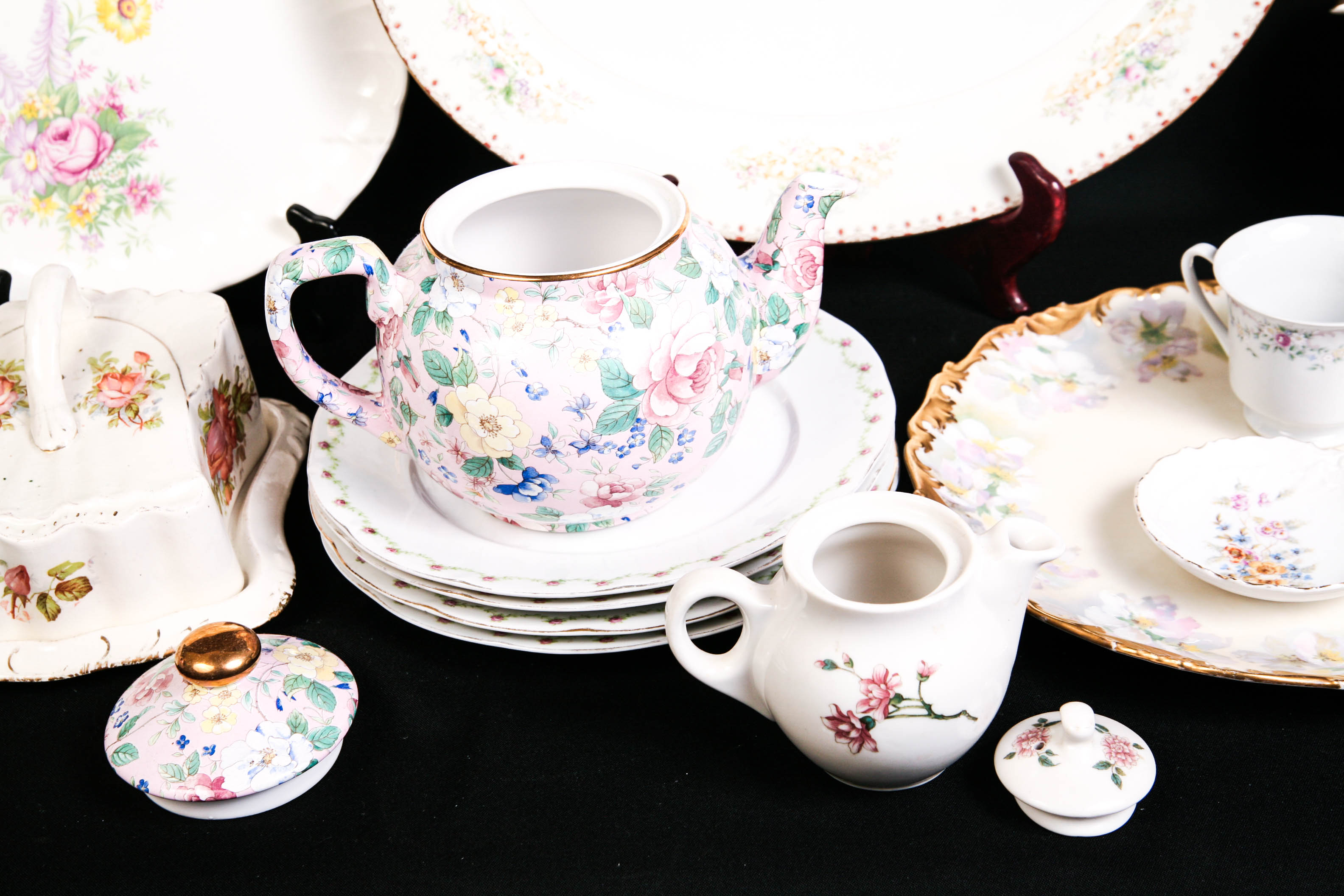 Assortment of Floral Fine China