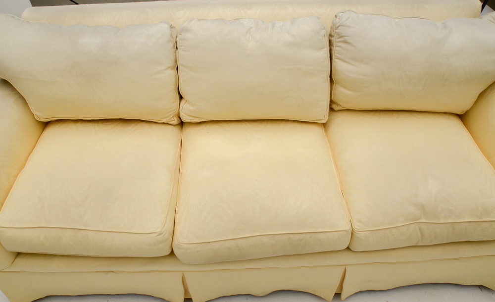 Pale Yellow Sofa