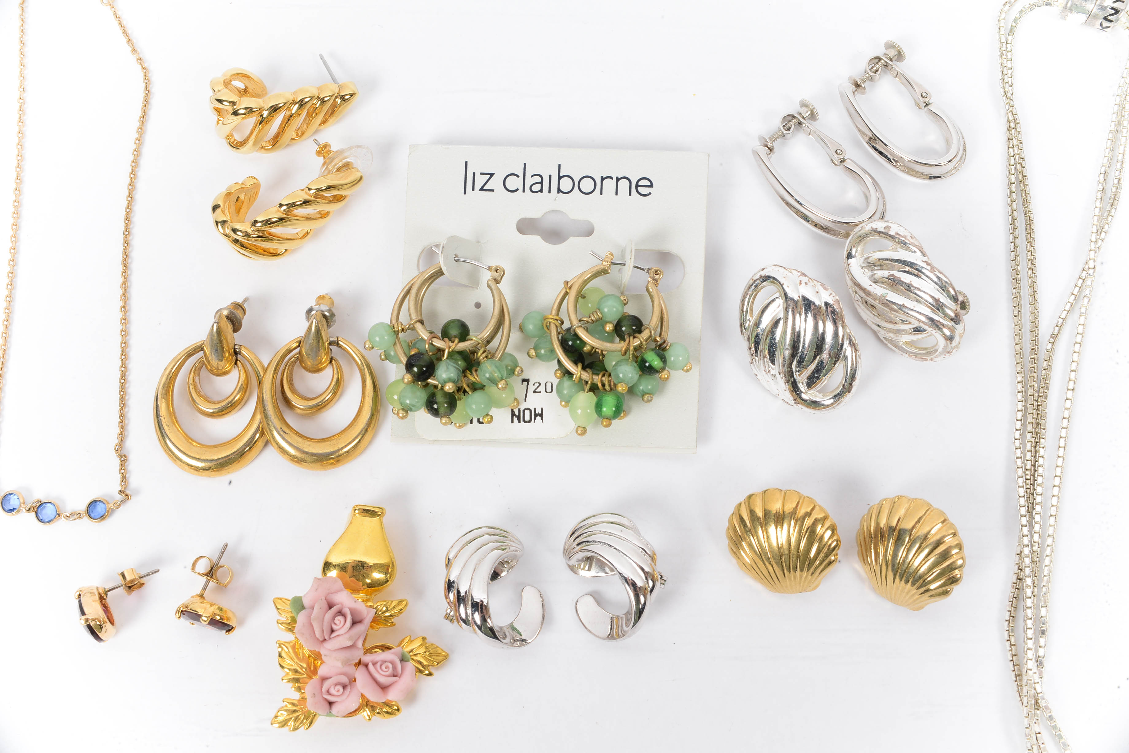 Signed Mid Century Jewelry- Napier, Trifari, DKNY and Liz Claiborne