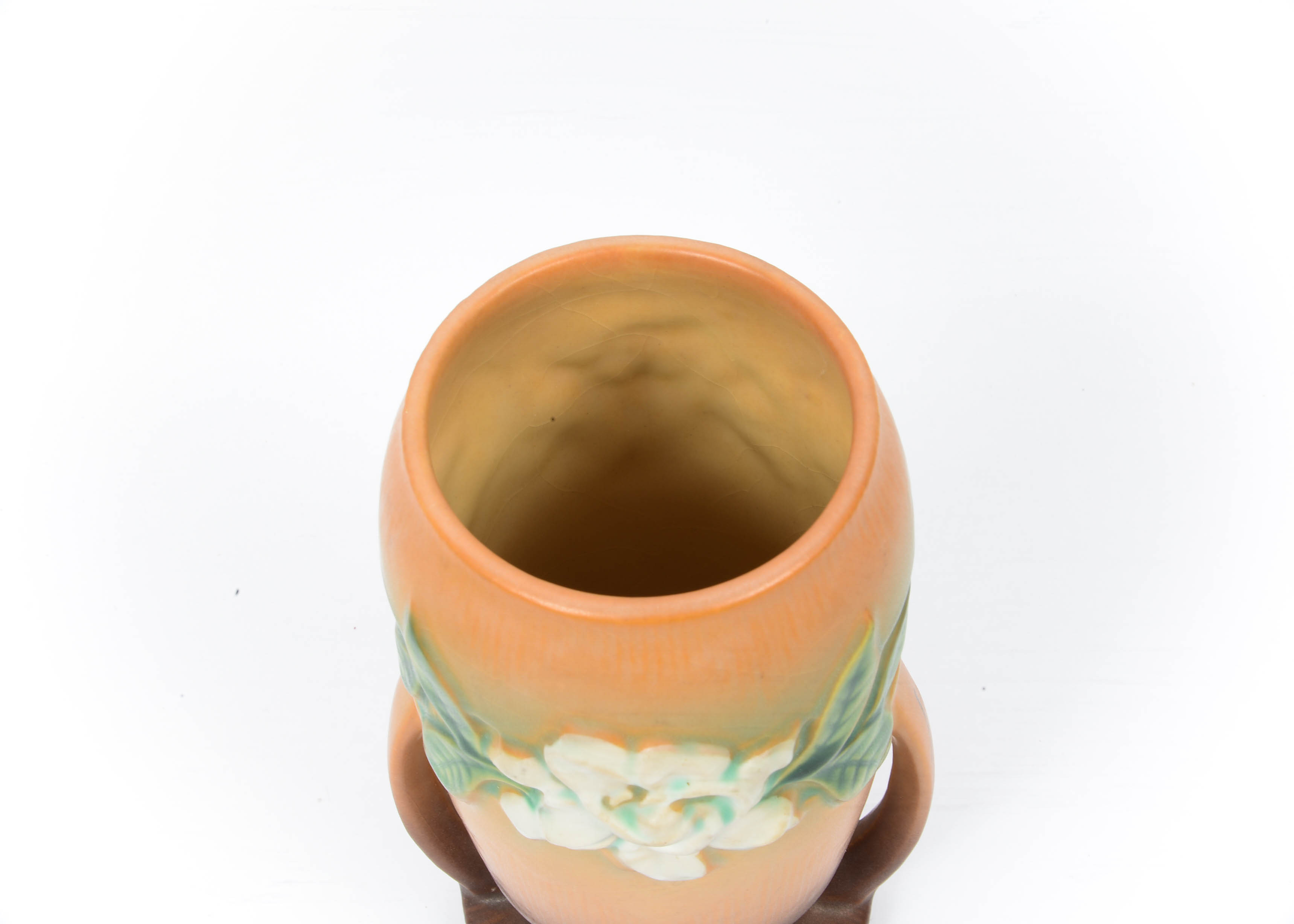 1950 Roseville Pottery Gardenia - Console Bowl and Vase