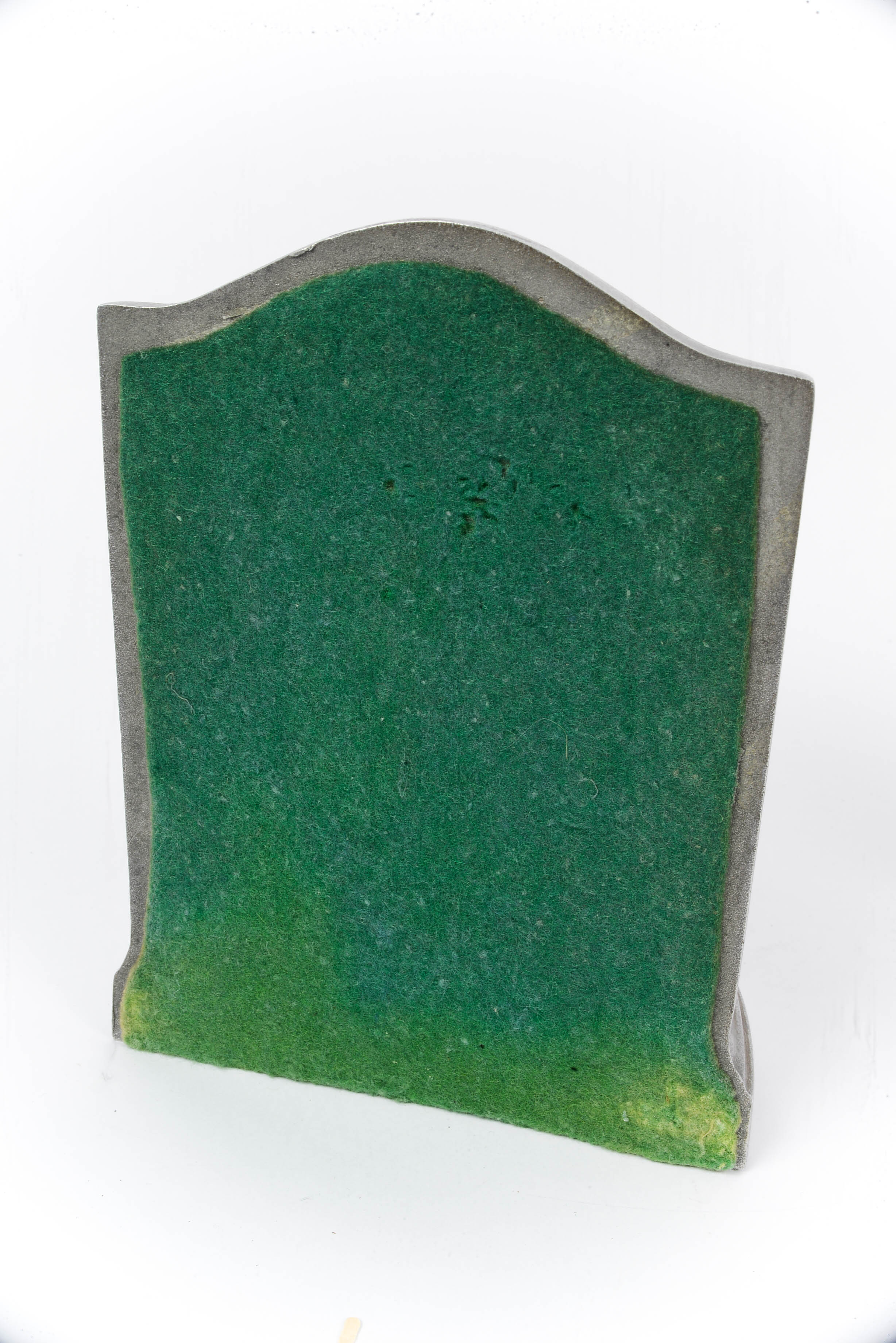 Cast Solid Aluminum Bookends with Bas Relief Eagle (1900-1930's. )