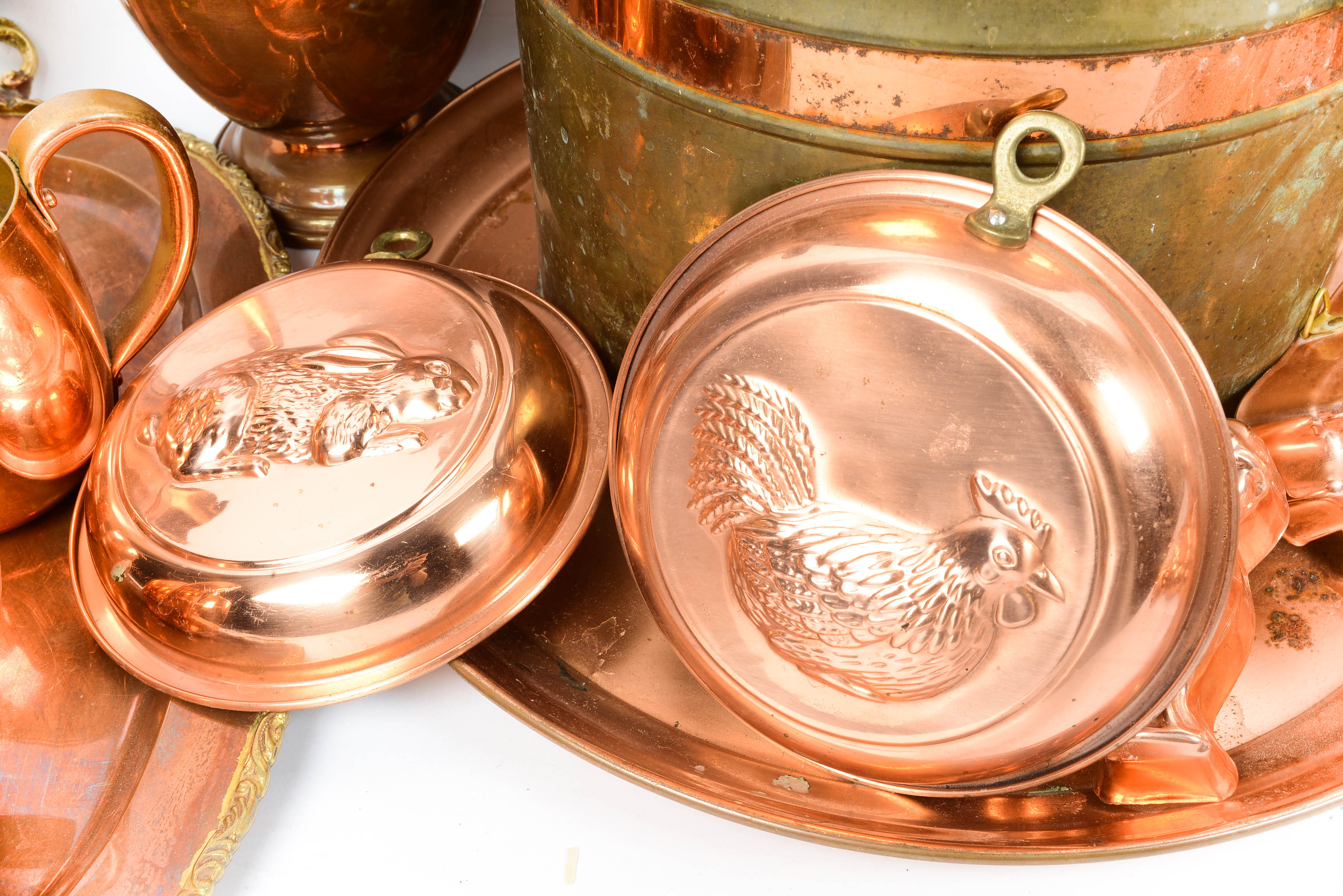 Mid Century Copper and Brass Decor Collection