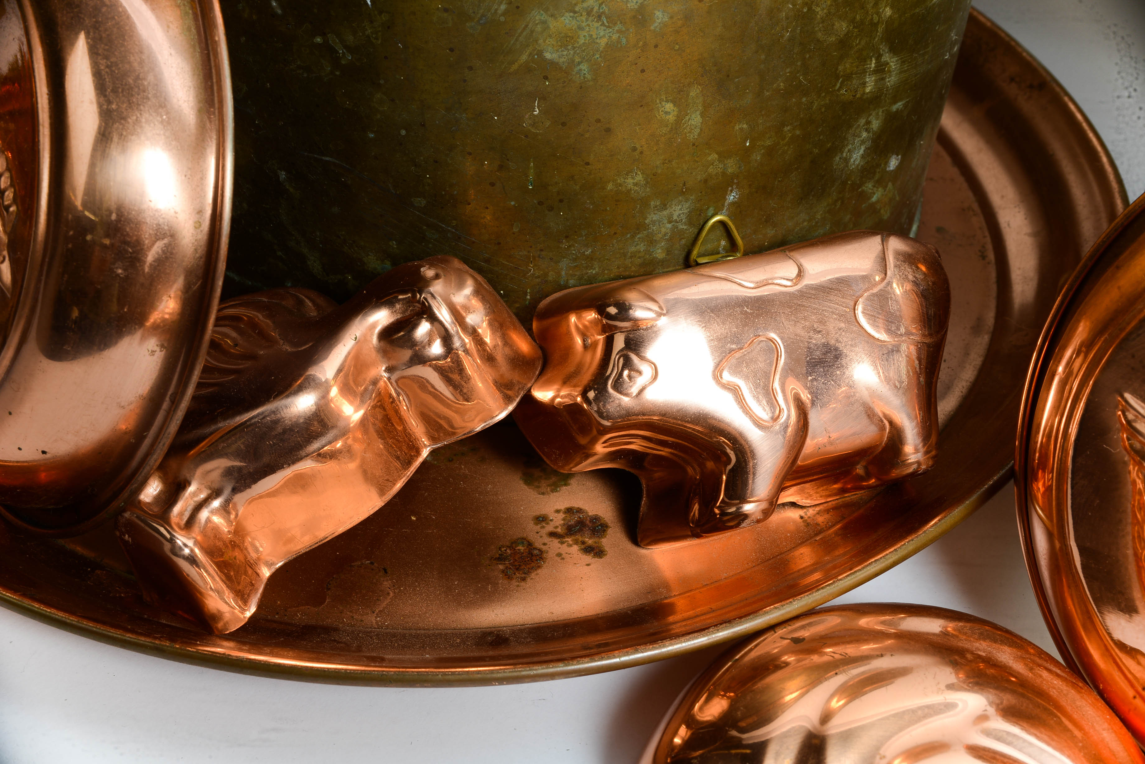 Mid Century Copper and Brass Decor Collection