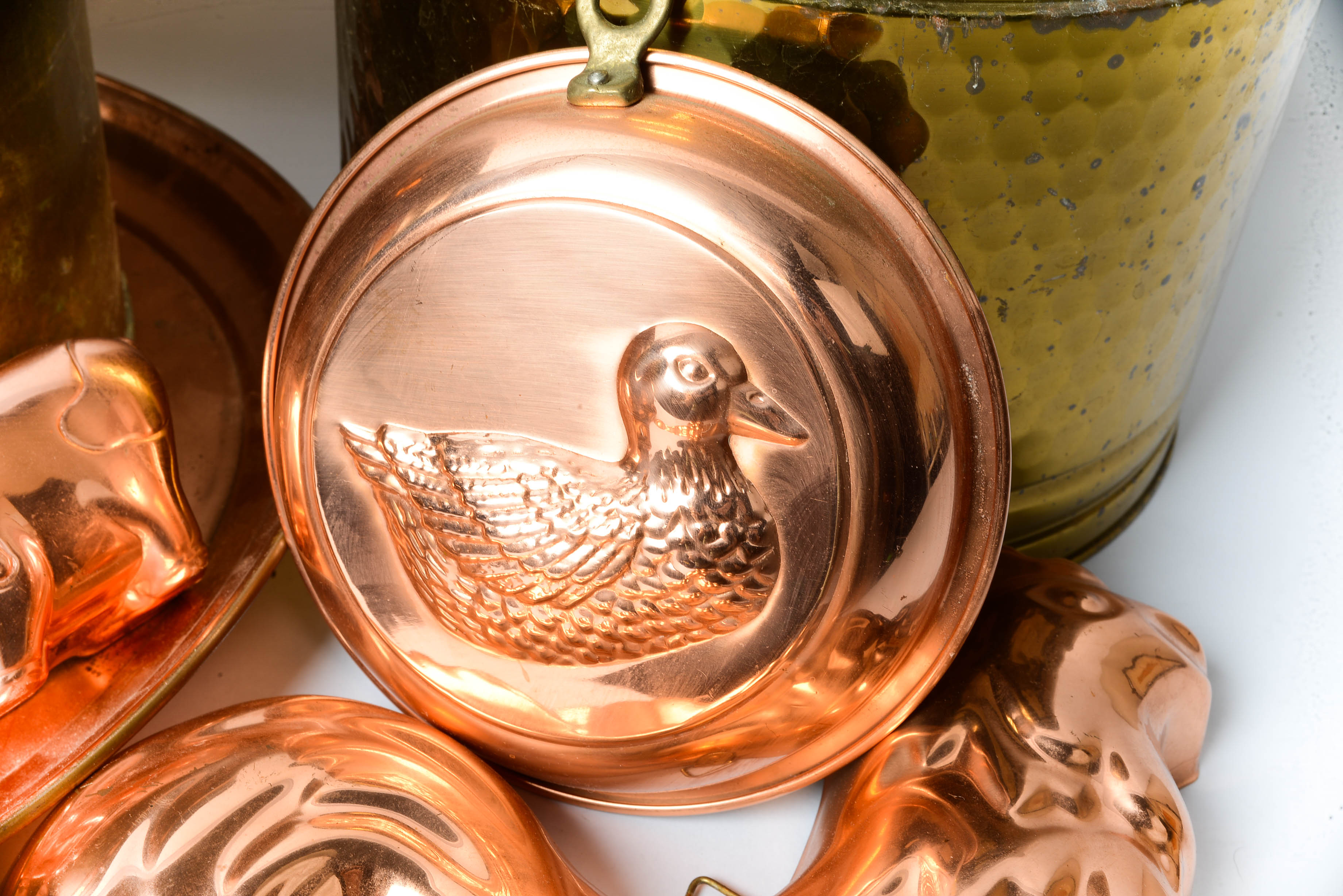 Mid Century Copper and Brass Decor Collection