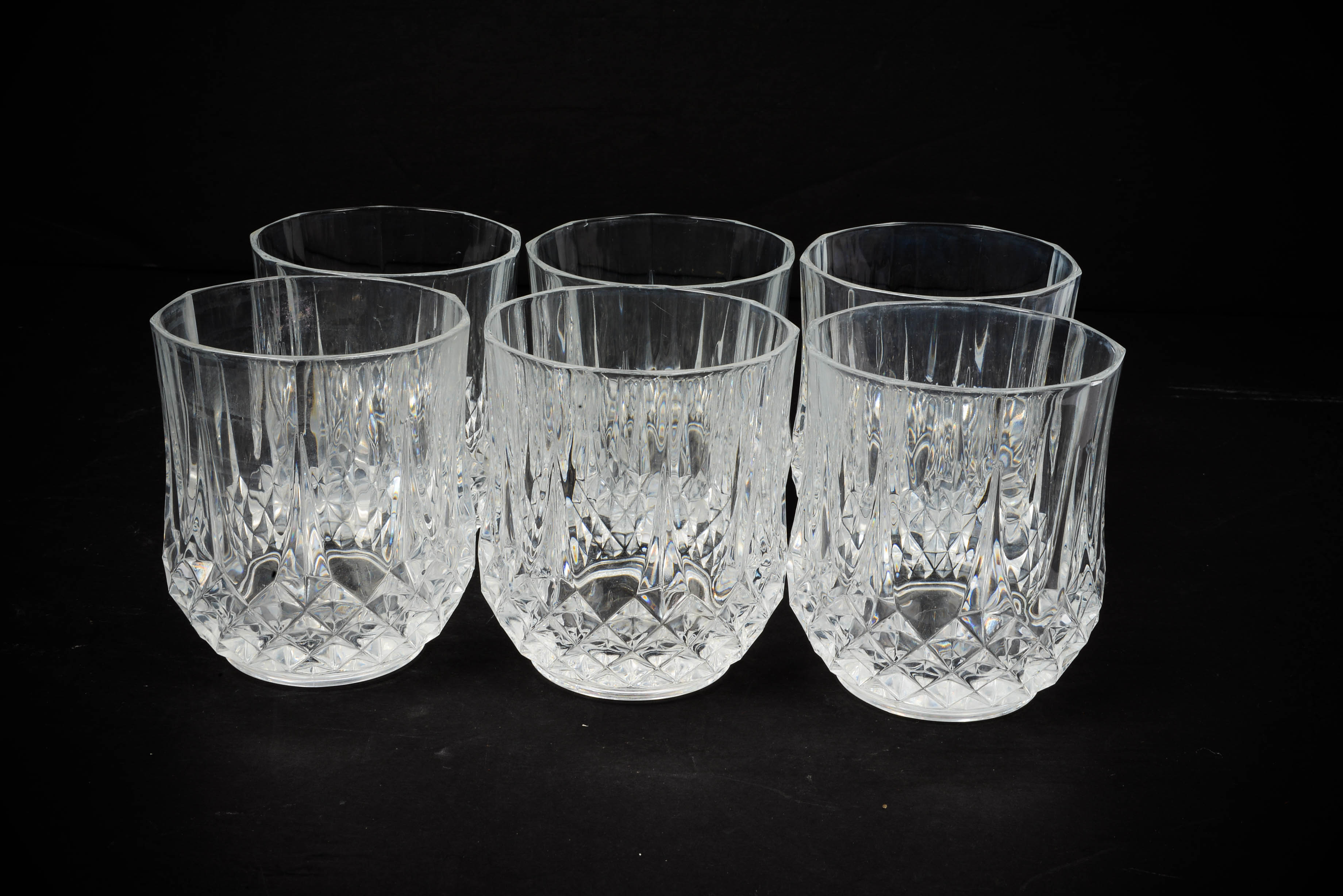 Cristal D'Arques Crystal Ice Tea Goblets and Crystal Tumblers