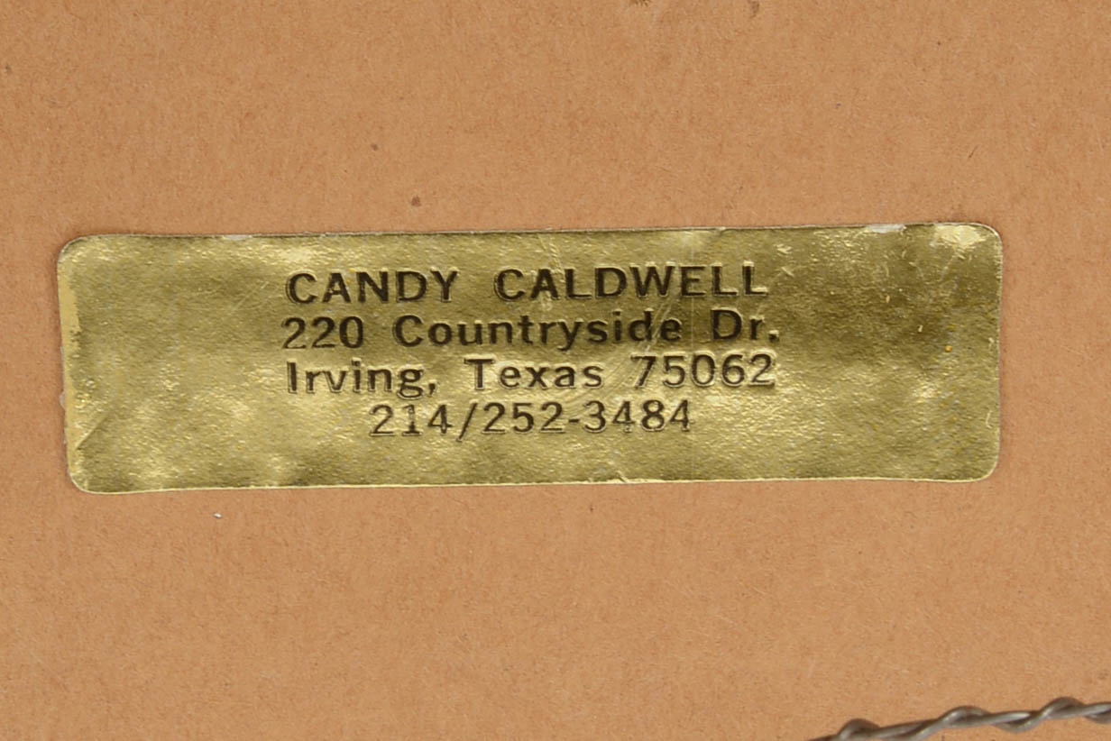 Candy Caldwell Signed Lithograph LE Red Tail Hawk #122/250