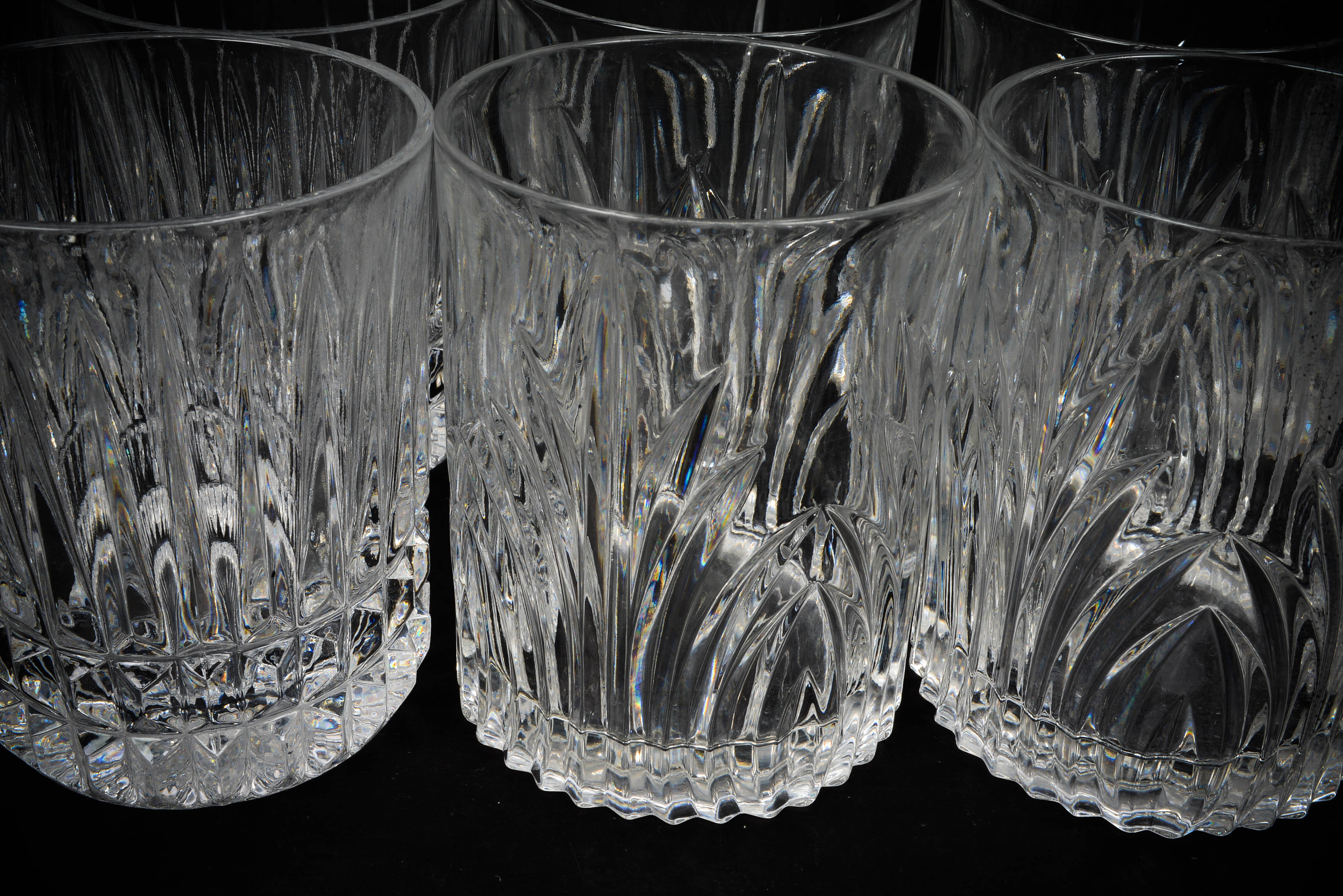 Crystal DOF Tumbler Sets- Fostoria Heritage and Rogaska Richmond