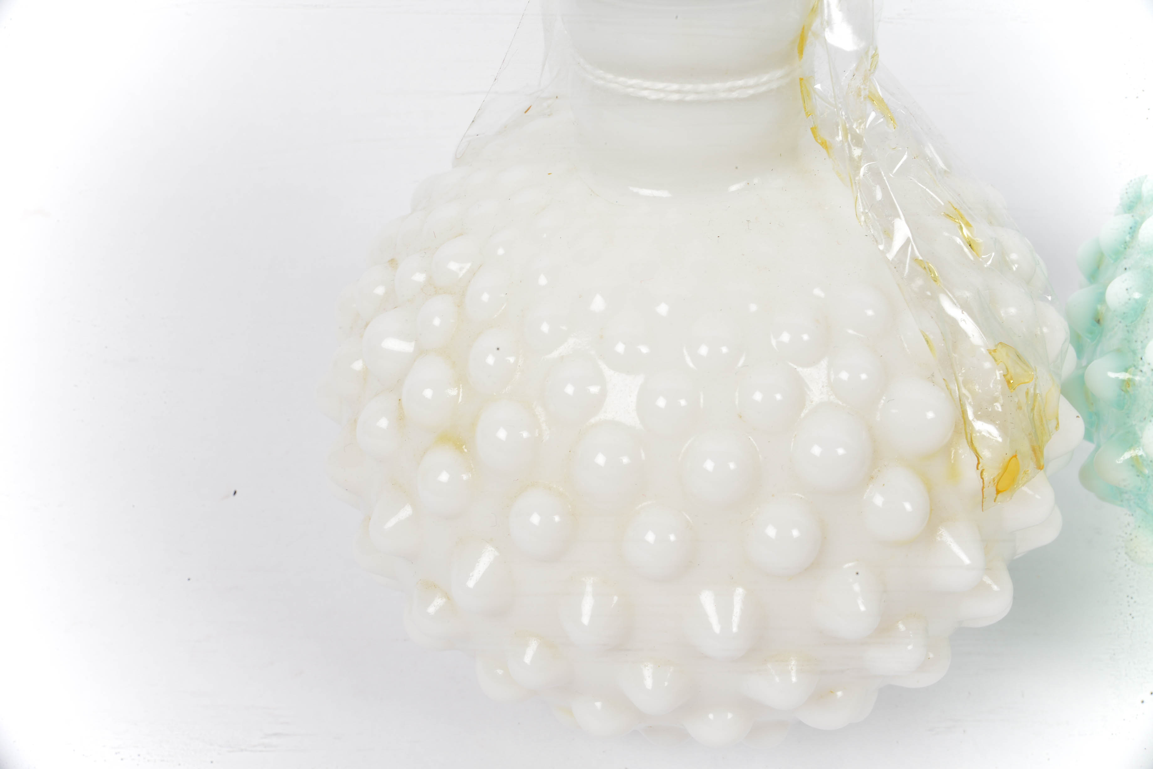 Fenton Hobnail Wrisley Perfume Bottles and Toothpick Holders