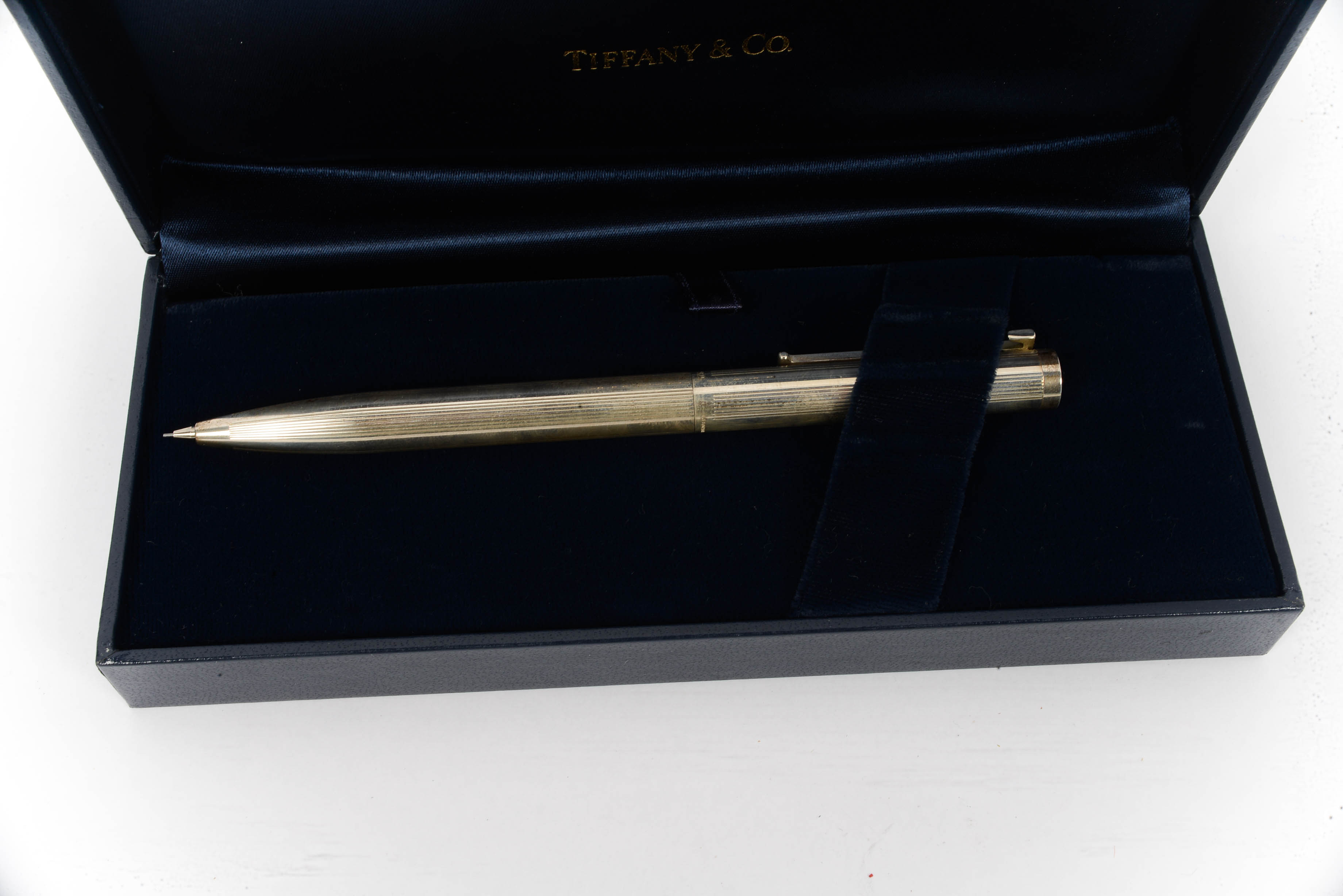 Signed Tiffany & Co Sterling Mechanical Pencil in Original Packaging