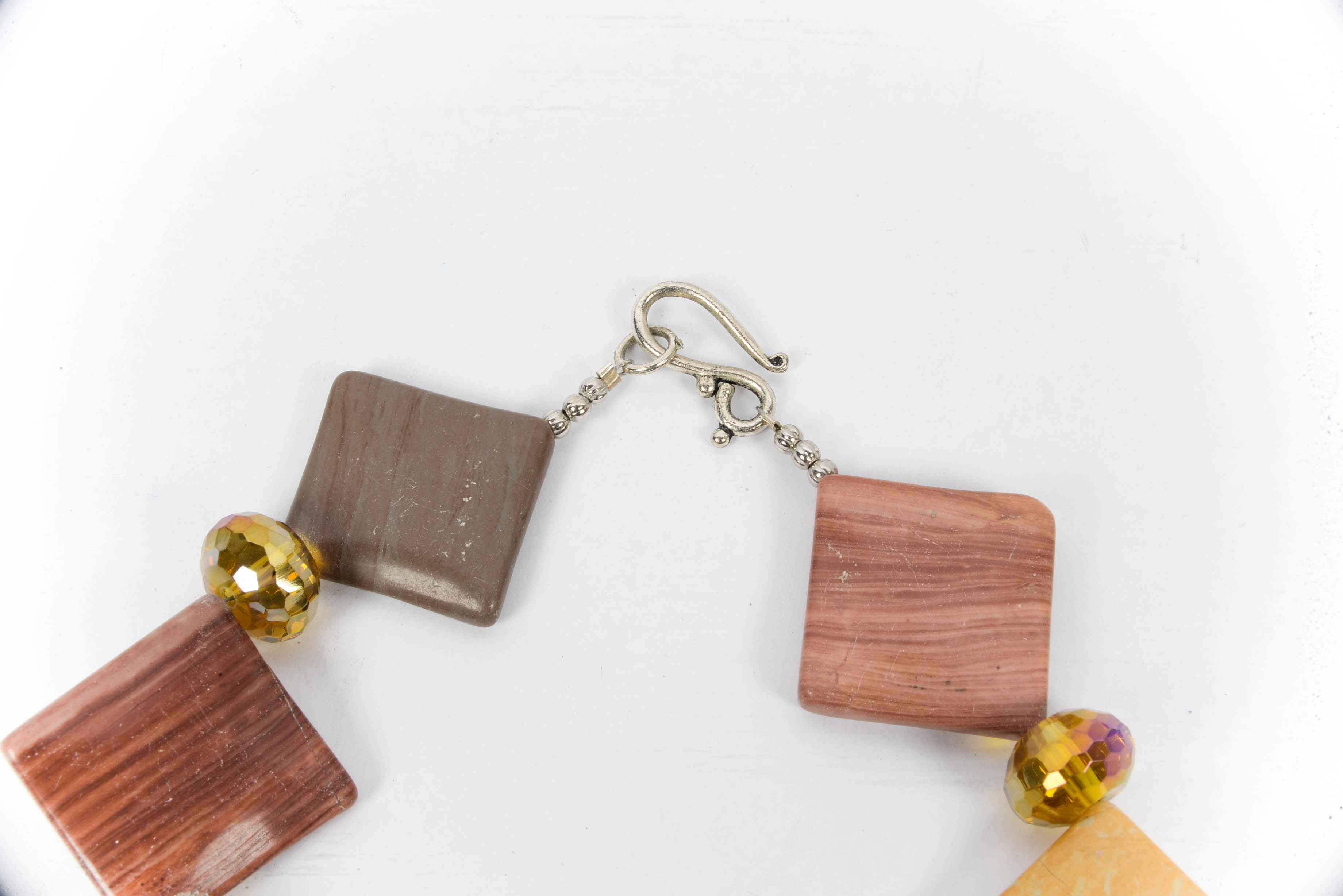 Natural Stone Jewelry - Turquoise, Rose Crystal, Tiger's Eye