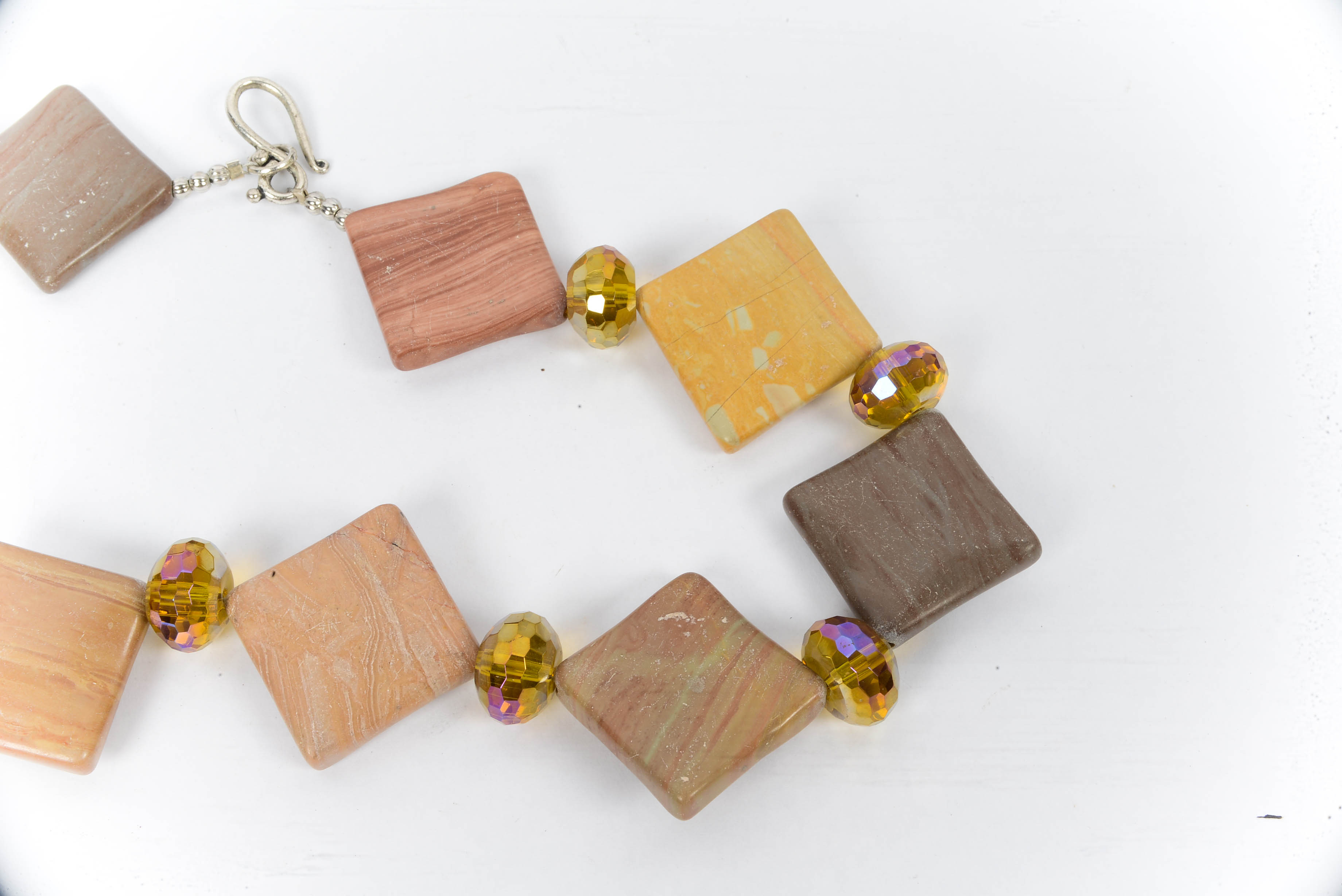 Natural Stone Jewelry - Turquoise, Rose Crystal, Tiger's Eye