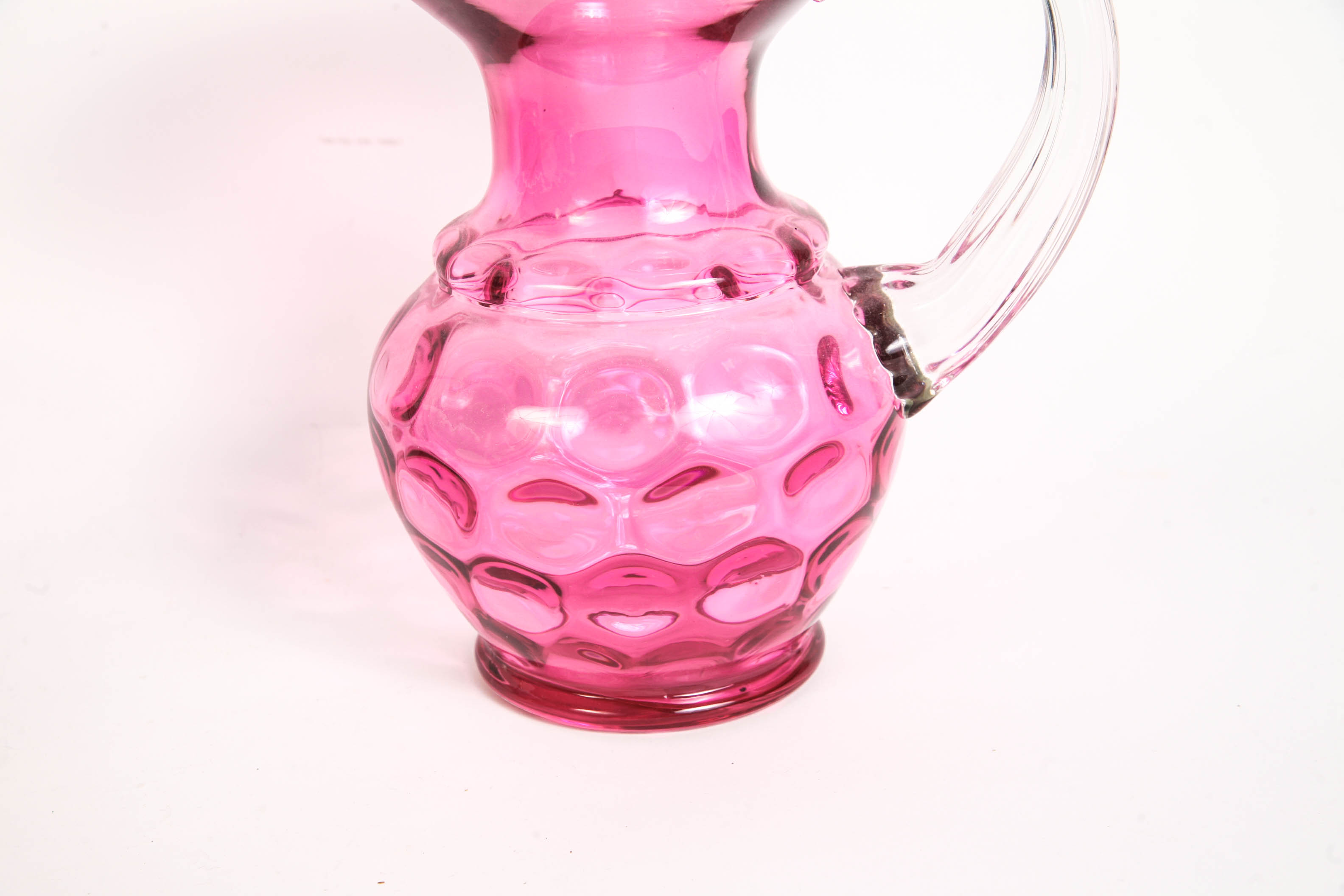 Trio of Pink Glass Items