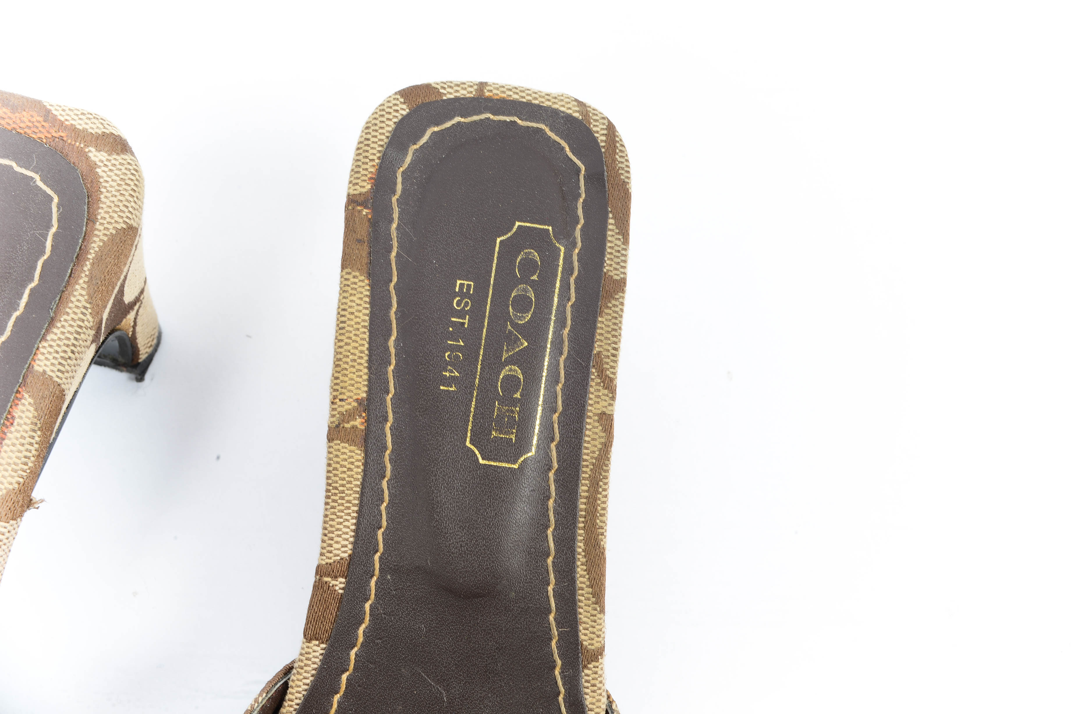 Coach Kyra Signature Strip Tote Purse , Bit Sandals and Register