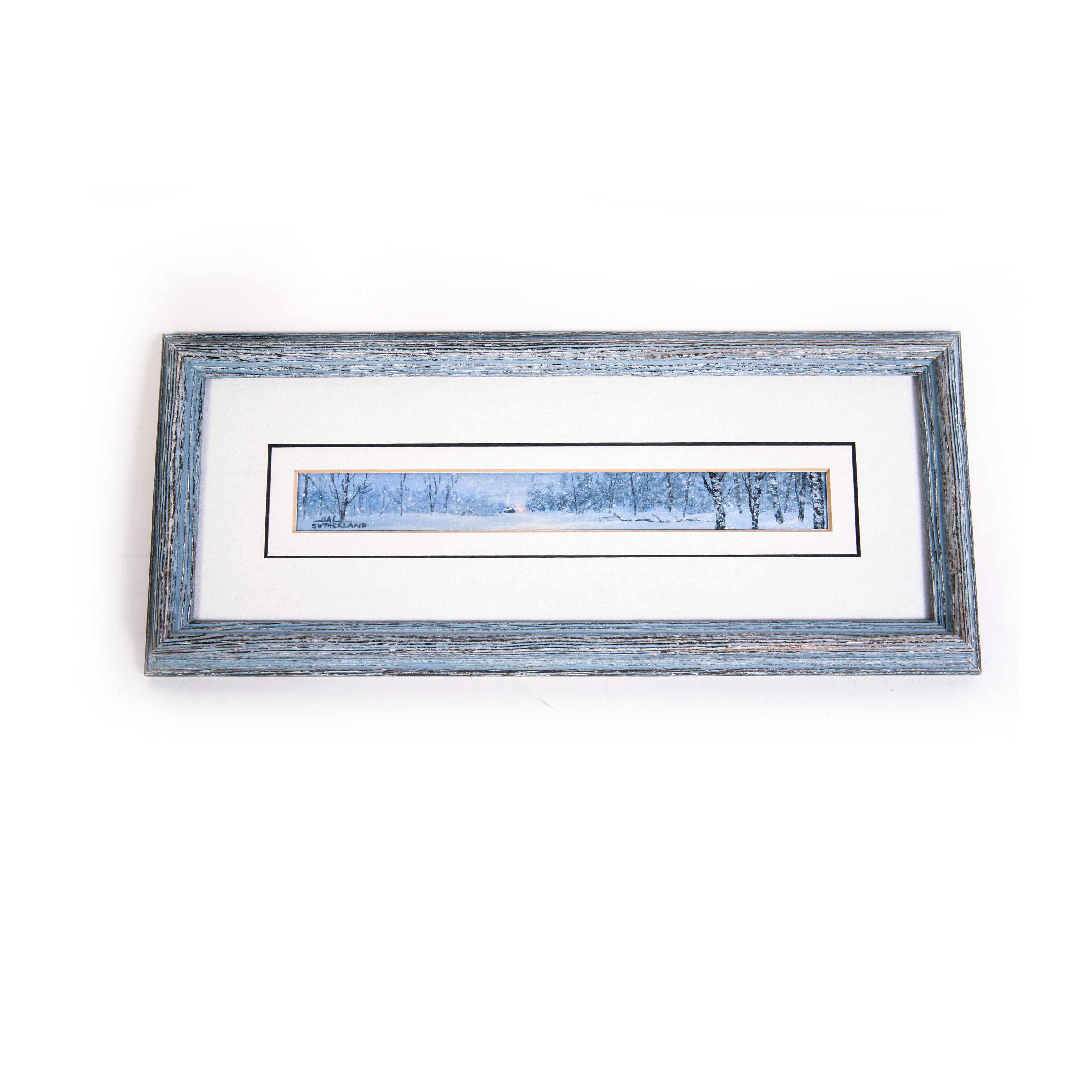 Signed Hal Sutherland Painting "Winter Season"