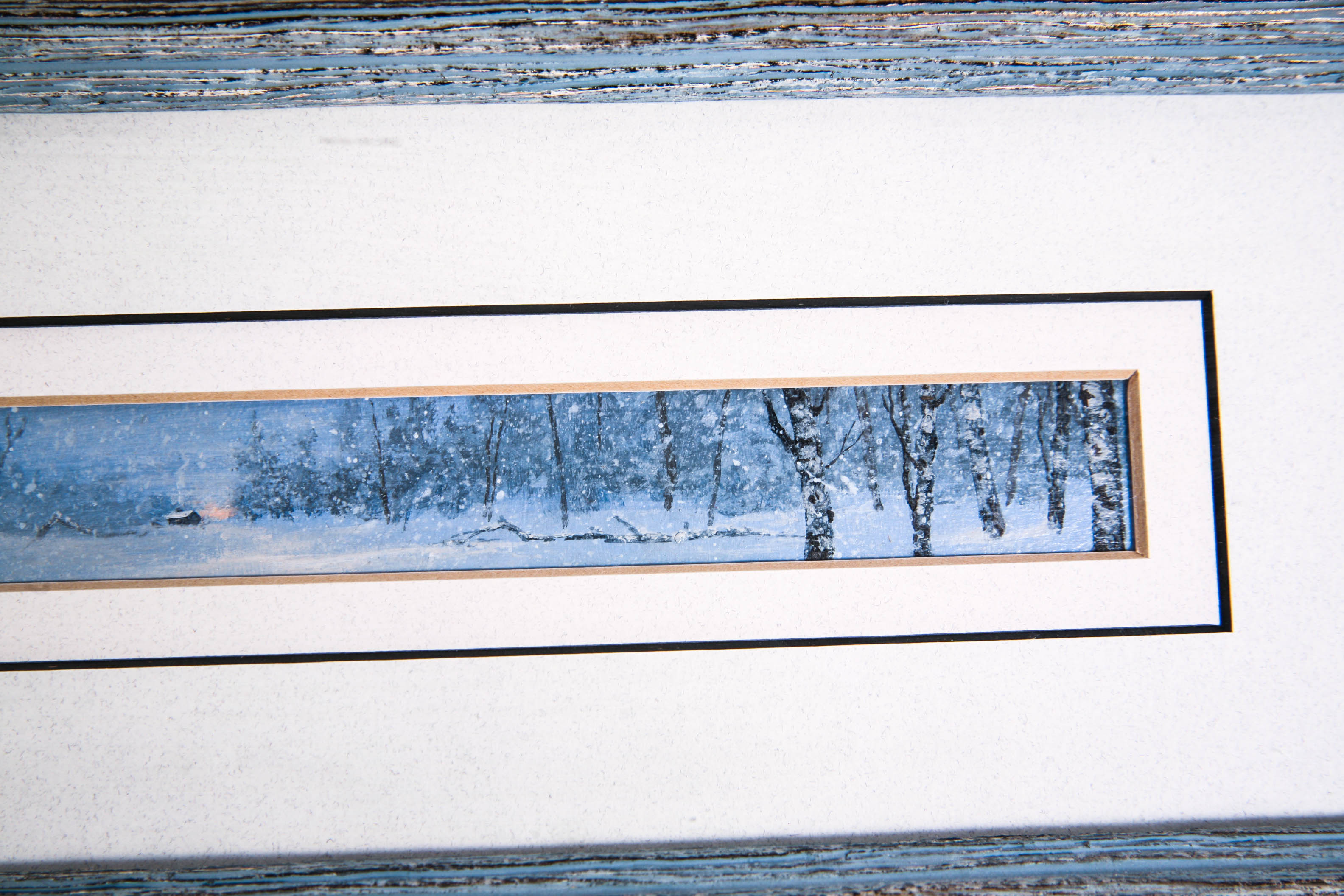 Signed Hal Sutherland Painting "Winter Season"